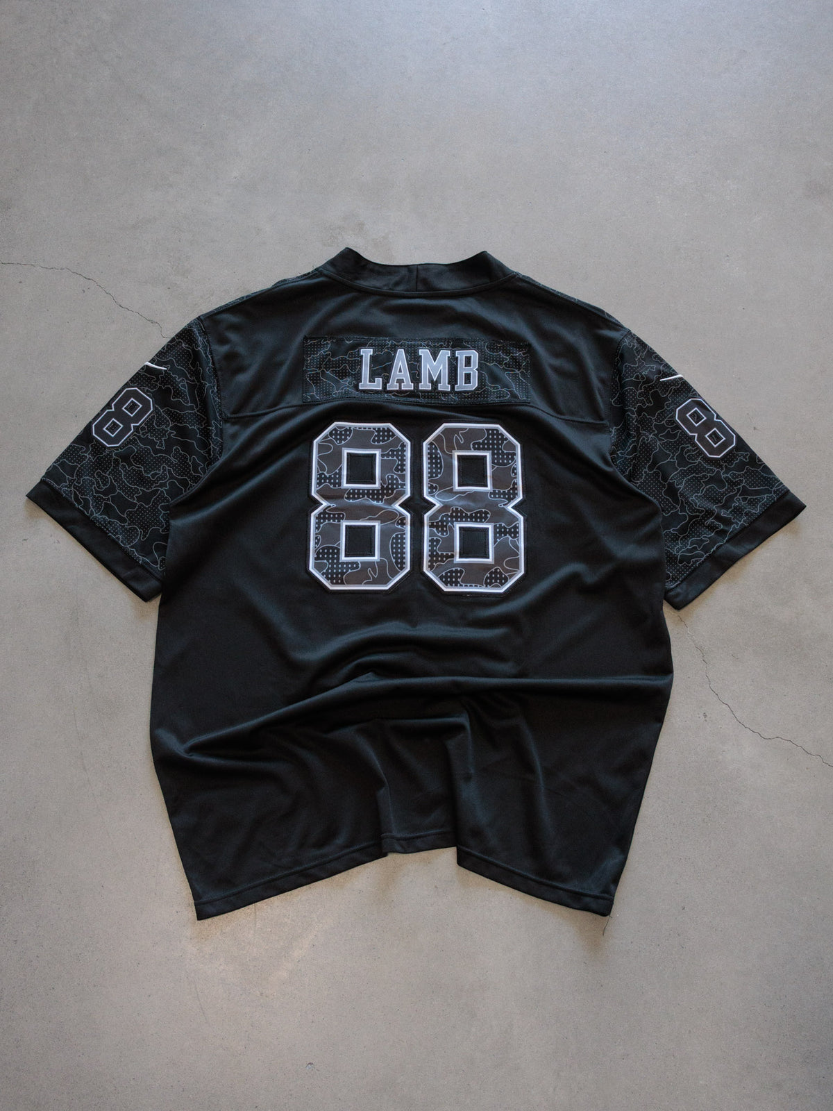 Black Camo Nike Dallas Cowboys Lamb Jersey (XL)