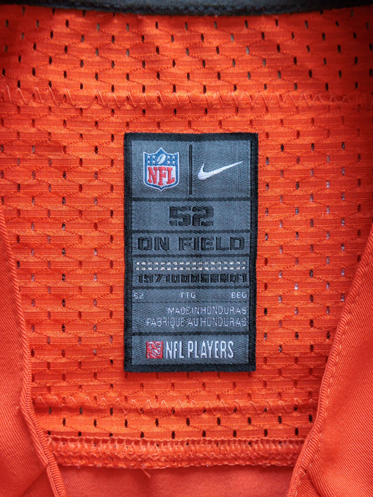 Vintage Orange Nike Chicago Bears Briggs Jersey (XL)