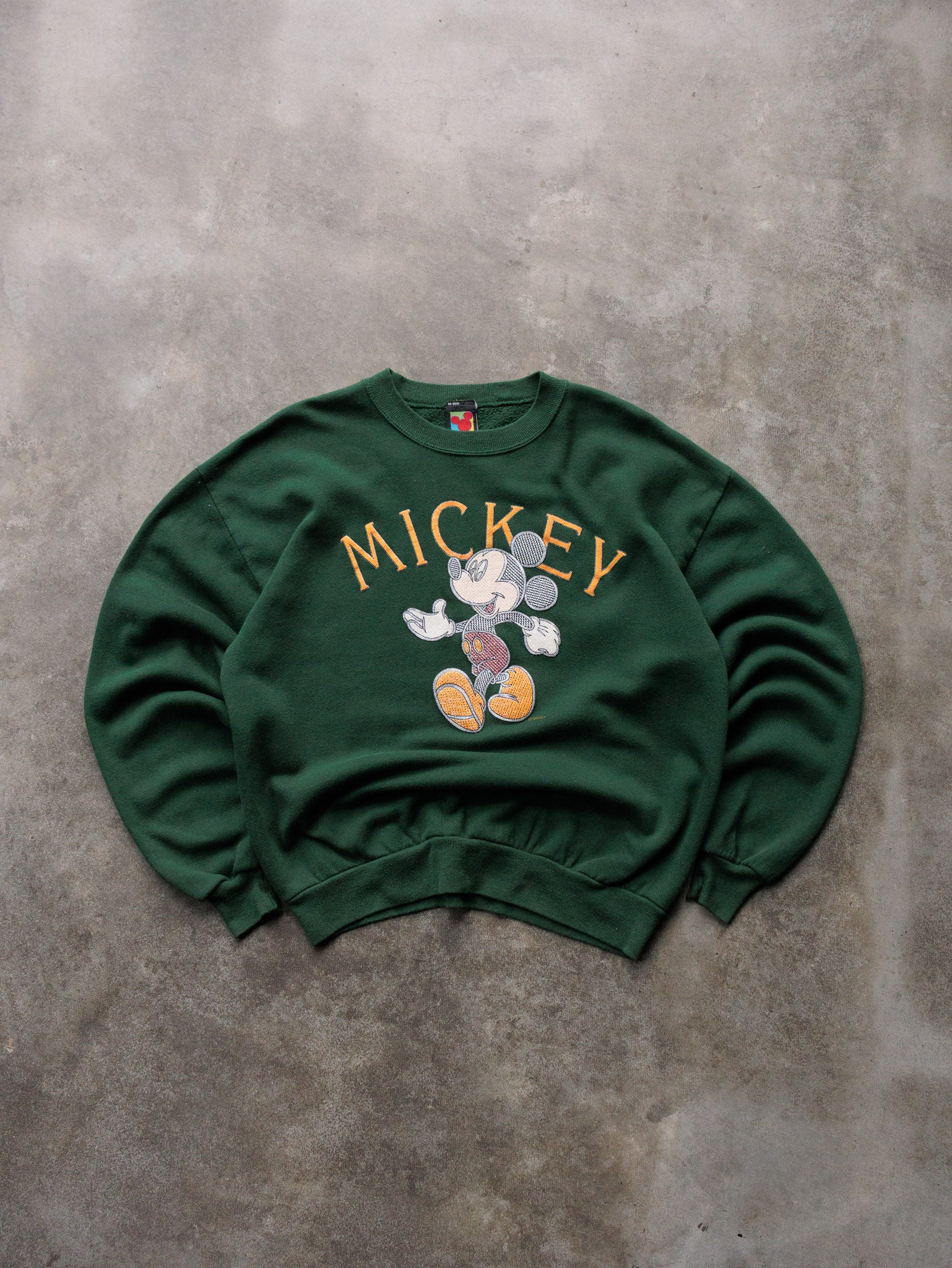 Vintage 90s Green Mickey Unlimited Sweatshirt (L)