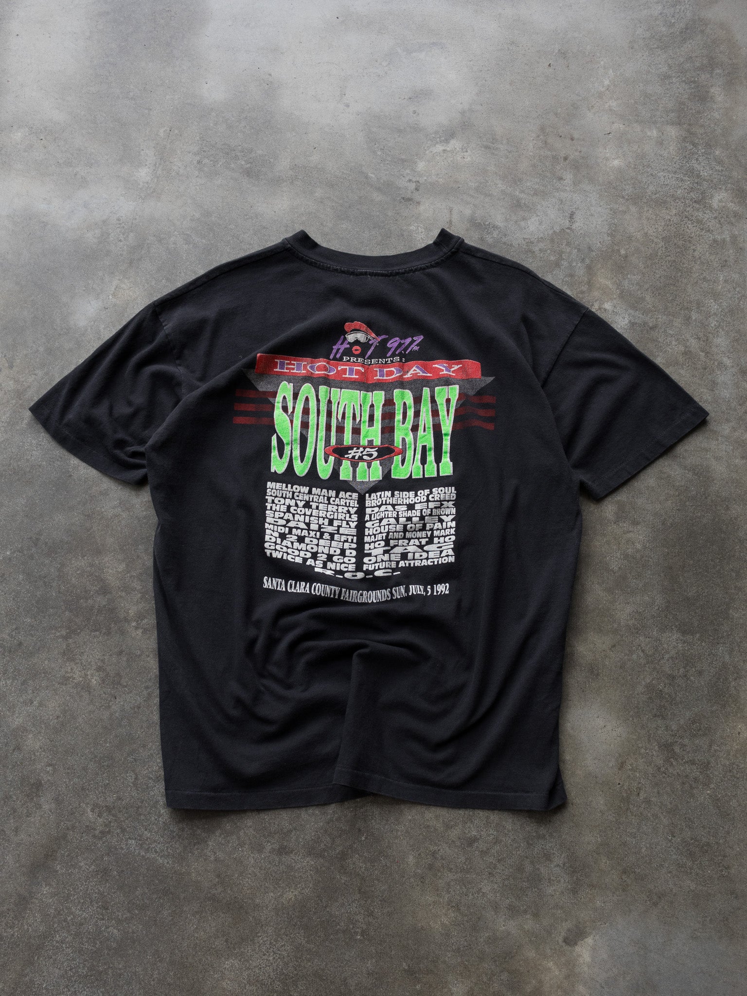 Vintage 1992 Hot 97.7 South Bay Concert Tee (XL)