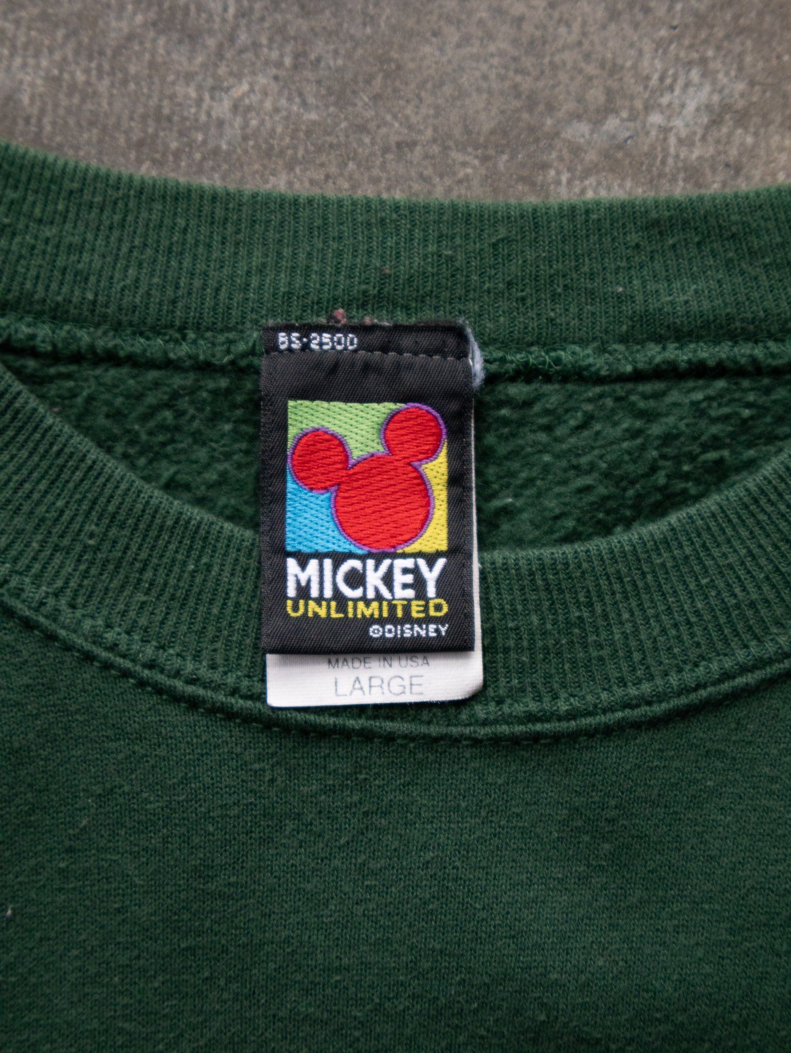 Vintage 90s Green Mickey Unlimited Sweatshirt (L)