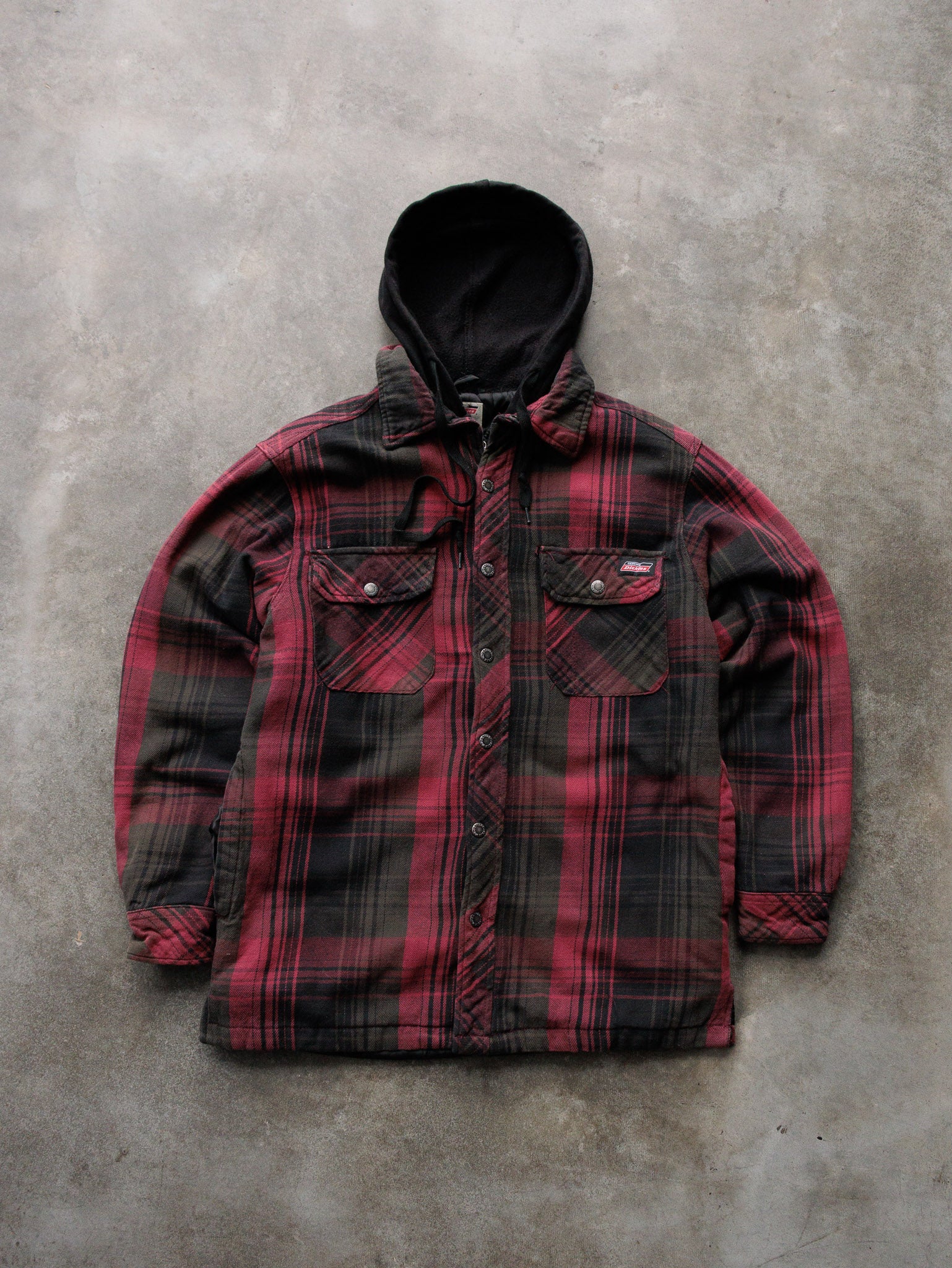 Vintage Red Dickies Flannel Jacket (S)