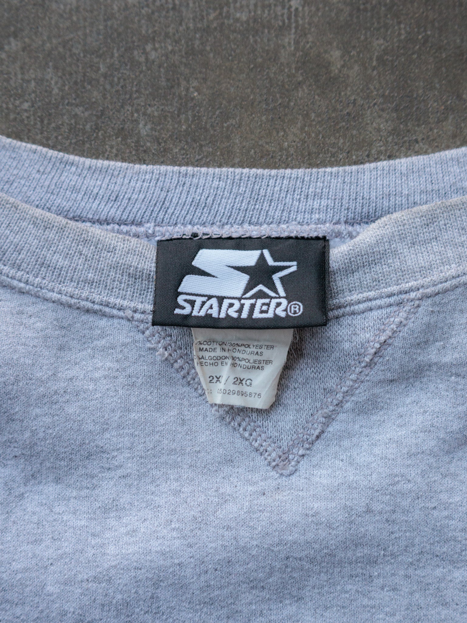 Vintage Grey Starter Sweatshirt (2XL)