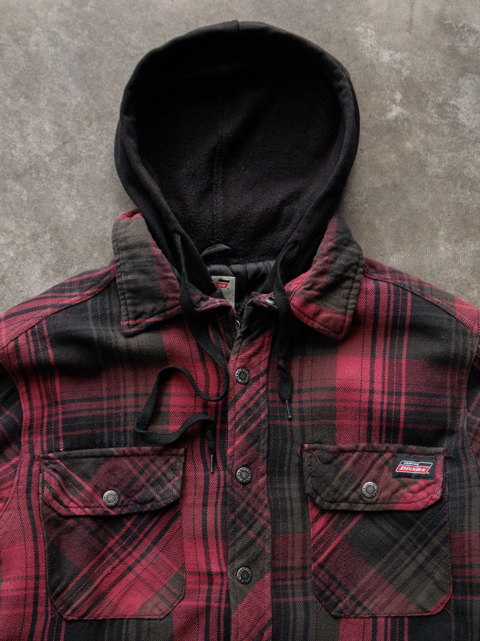 Vintage Red Dickies Flannel Jacket (S)