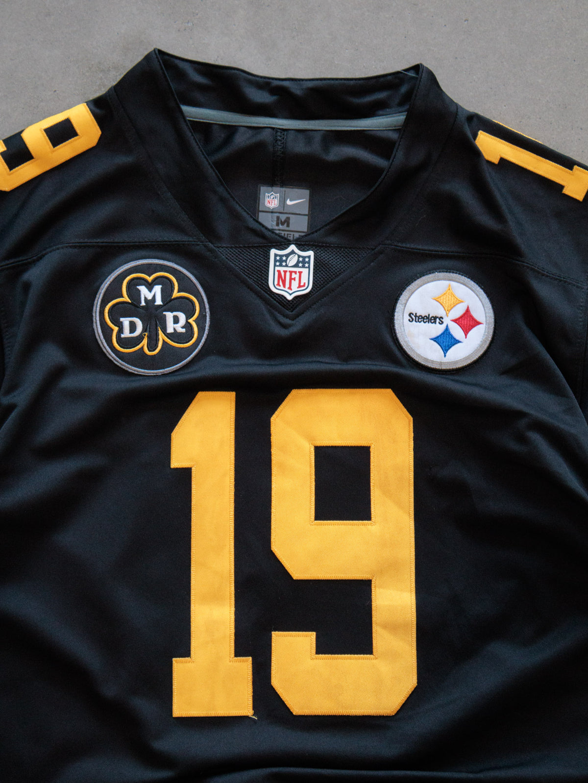 Black Nike Pittsburgh Steelers Smith-Schuster Jersey (M)