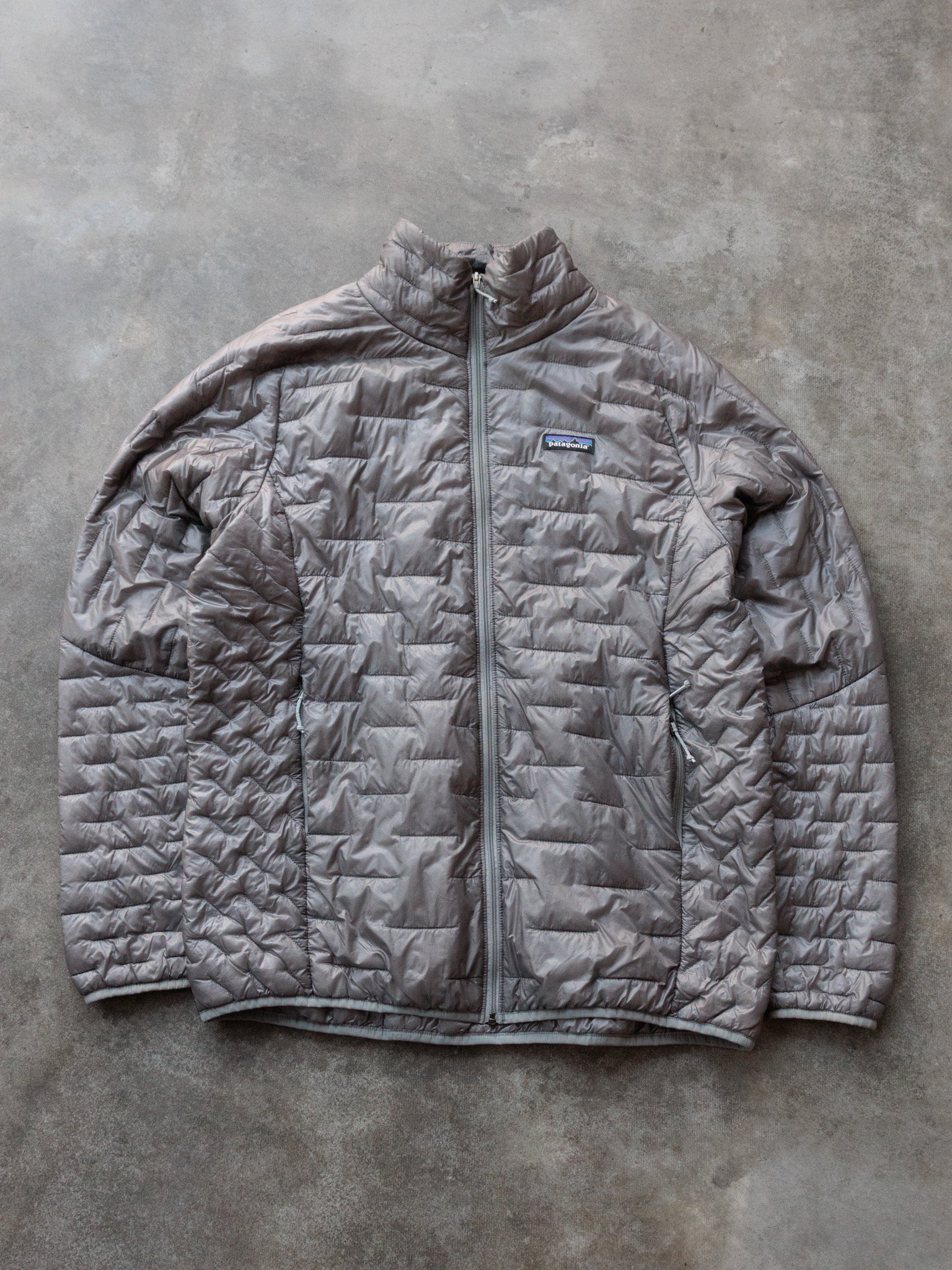 Vintage Grey Patagonia Puffer (Women's XL)