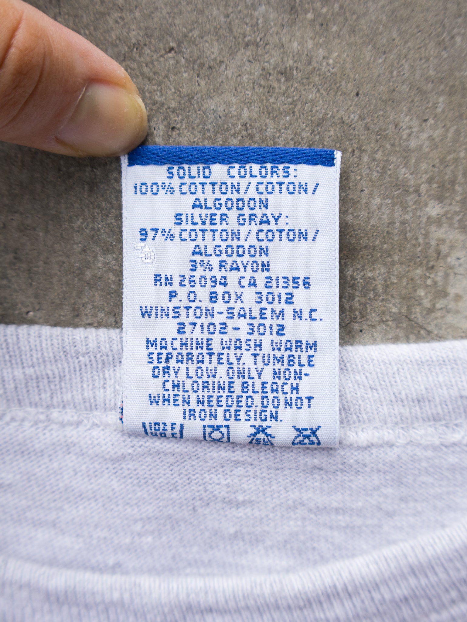 Vintage 90s Grey Champion Spell Out Tank (XL)