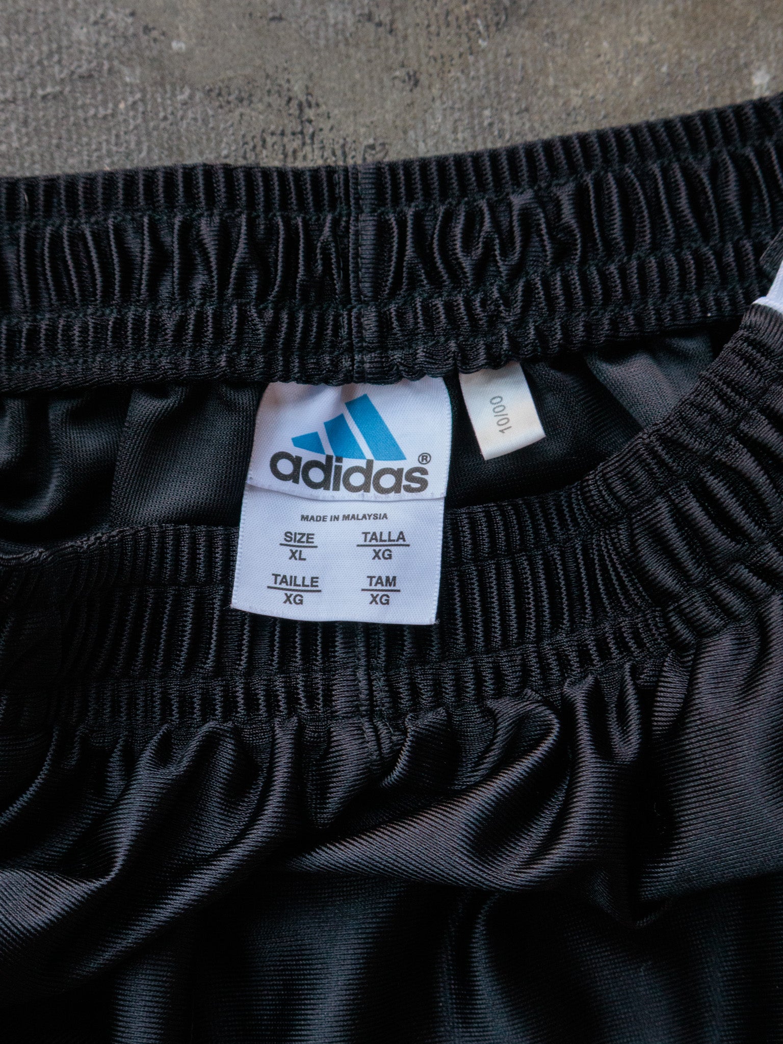 Vintage 00s Black Adidas Snap Pants (XL)