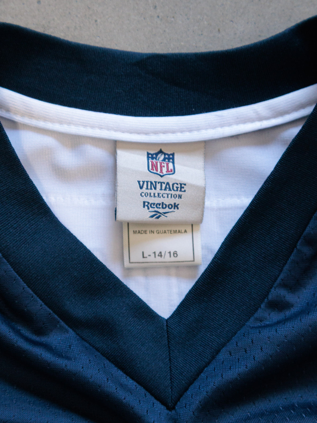 Vintage 00s Navy Reebok Dallas Cowboys Romo Jersey (14-16Y)