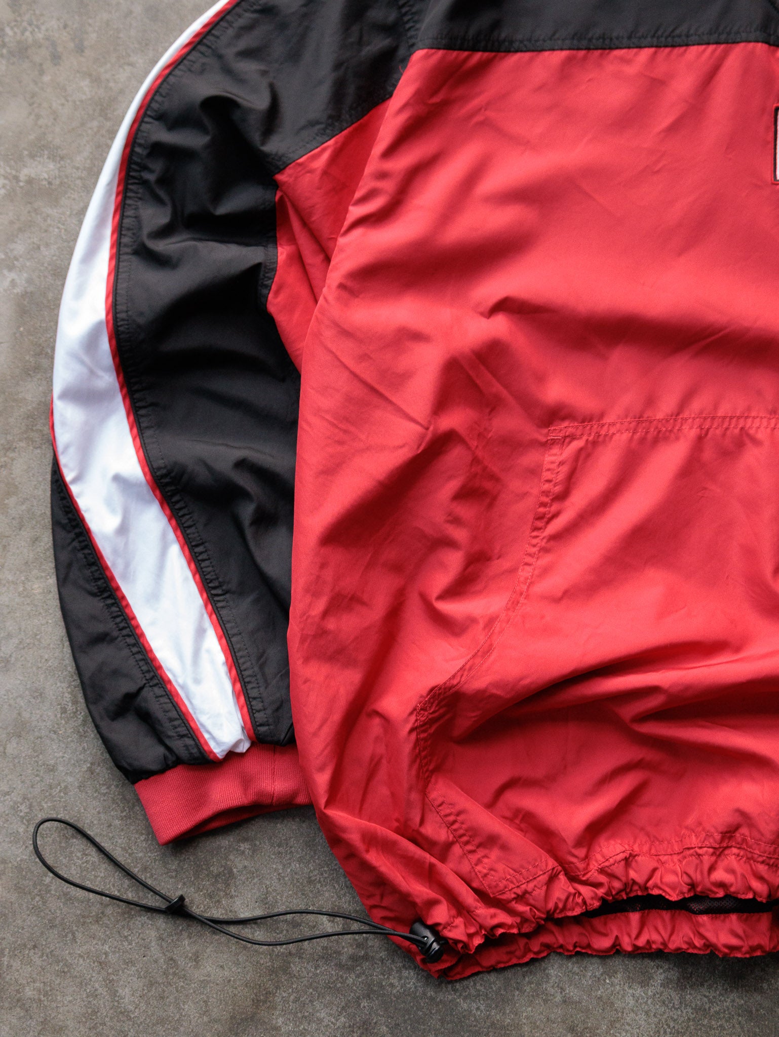 Vintage 2000s Red & Black Nebraska Huskers Pullover Jacket (XL)