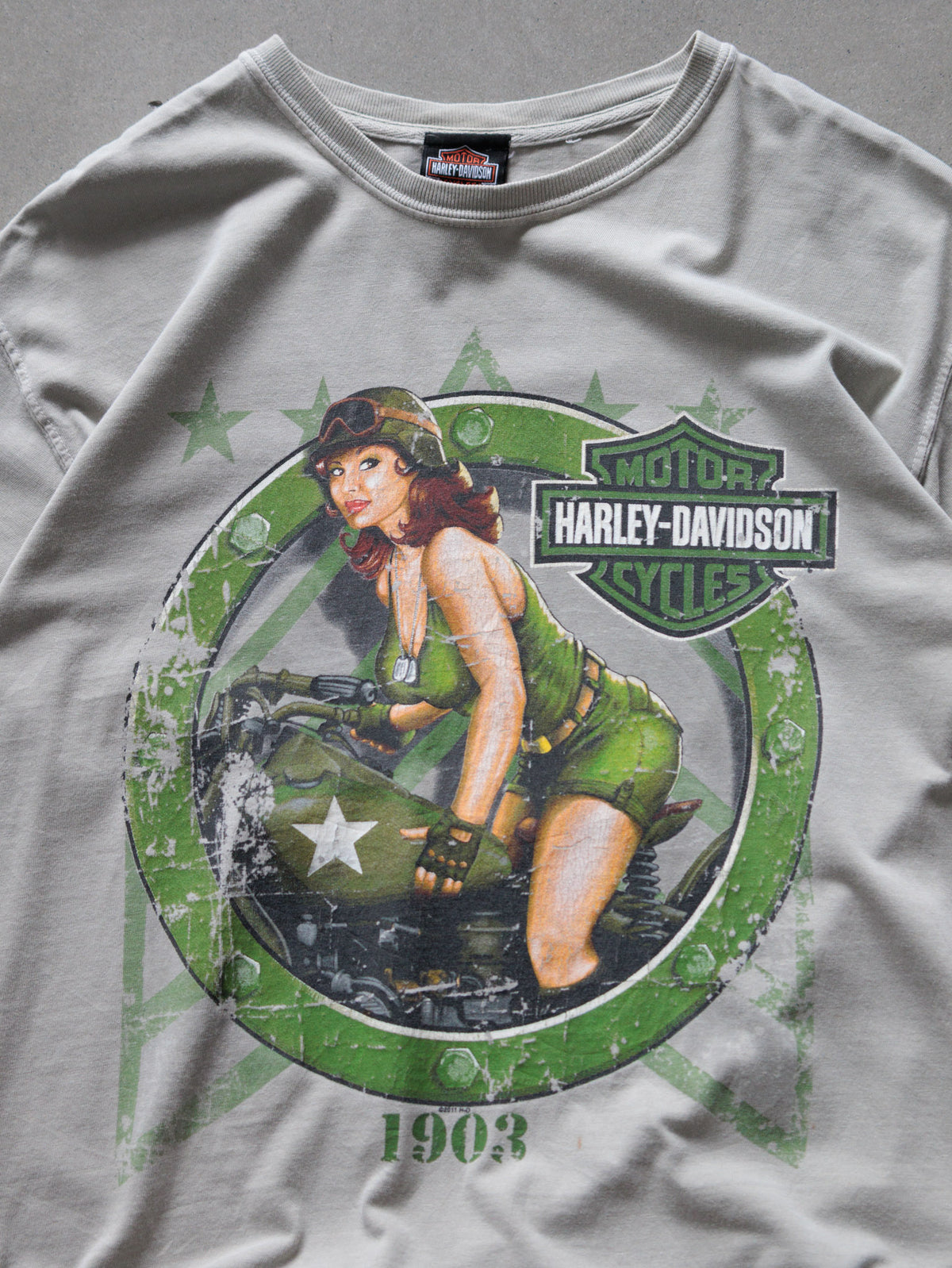 Vintage Grey Harley-Davidson New York City Tee (M)