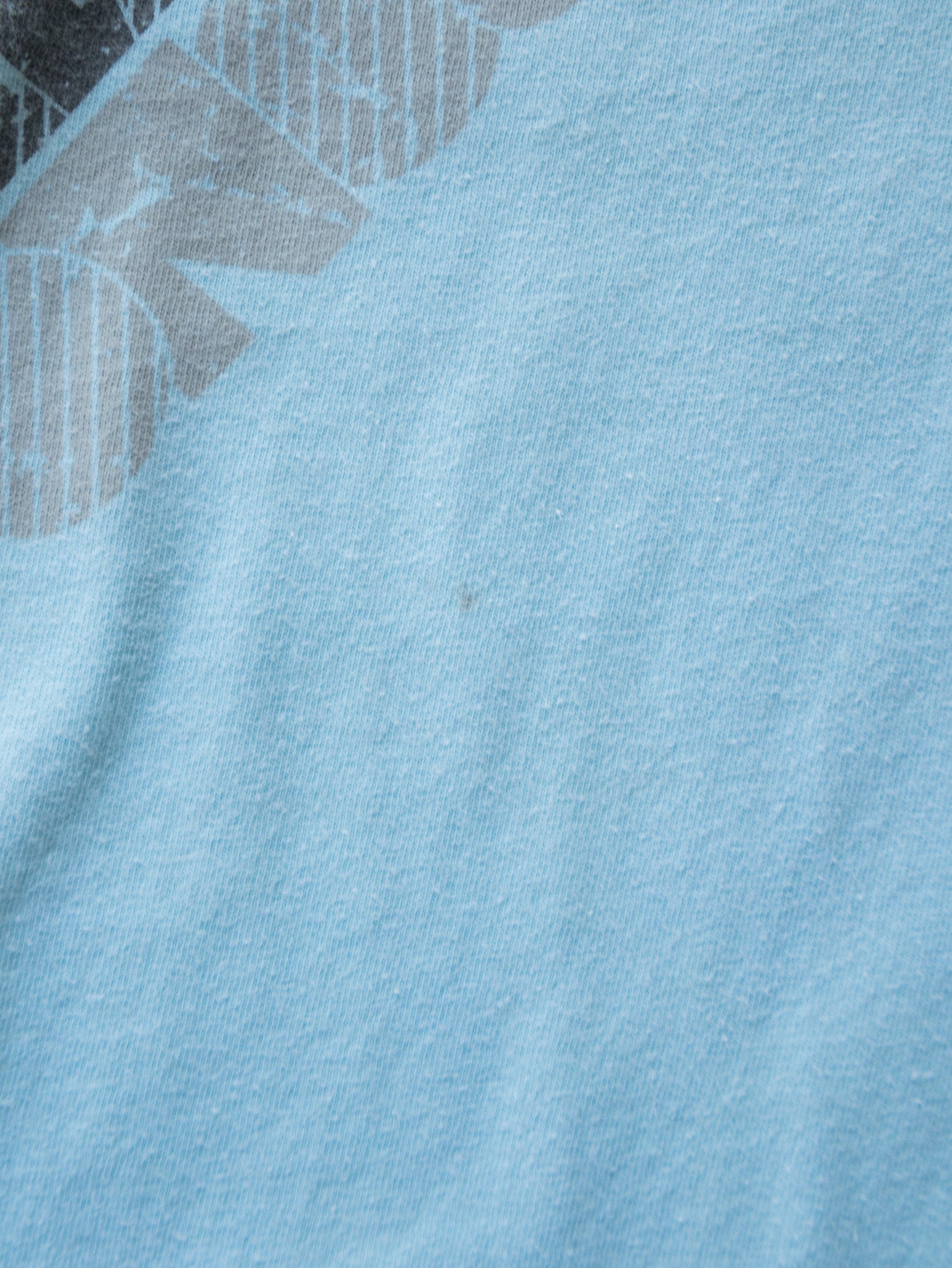 Vintage Baby Blue Billabong Graphic Tee (XL)
