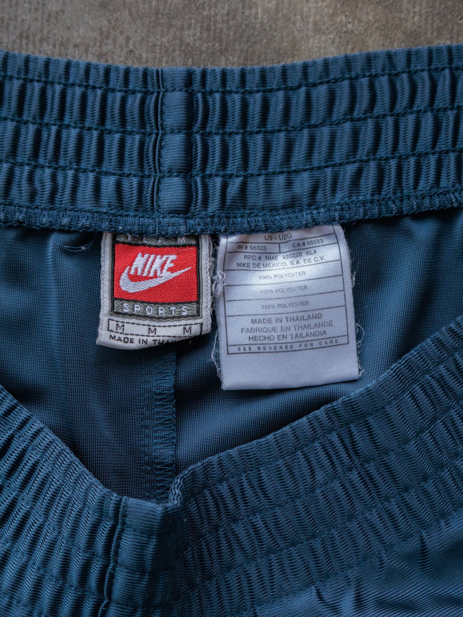 Vintage 90s Navy Nike Snap Pants (M)