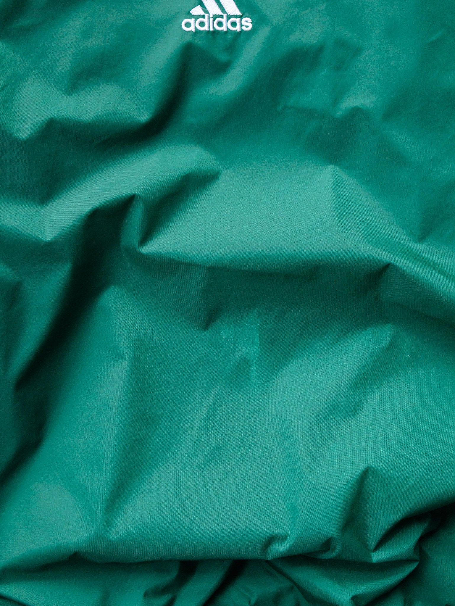 Vintage 00s Green Adidas Pullover Jacket (L)