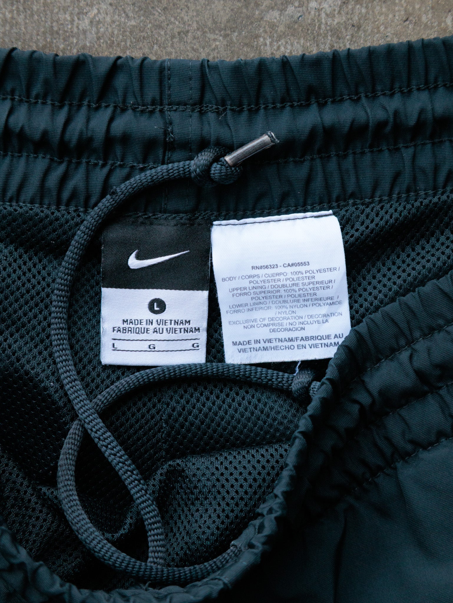 Vintage 00s Green Nike Track Pants (L)