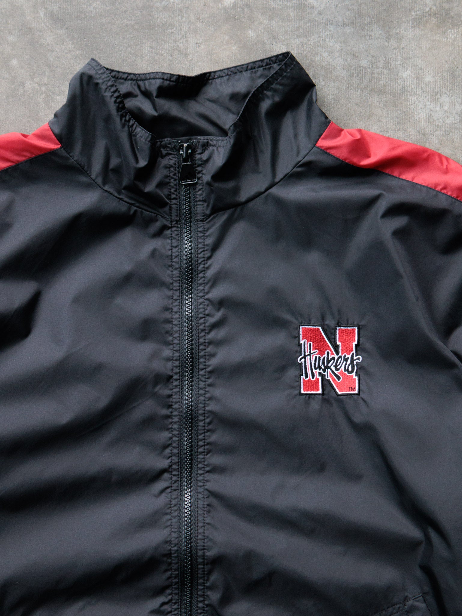 Vintage Black Nebraska Huskers Jacket (L)