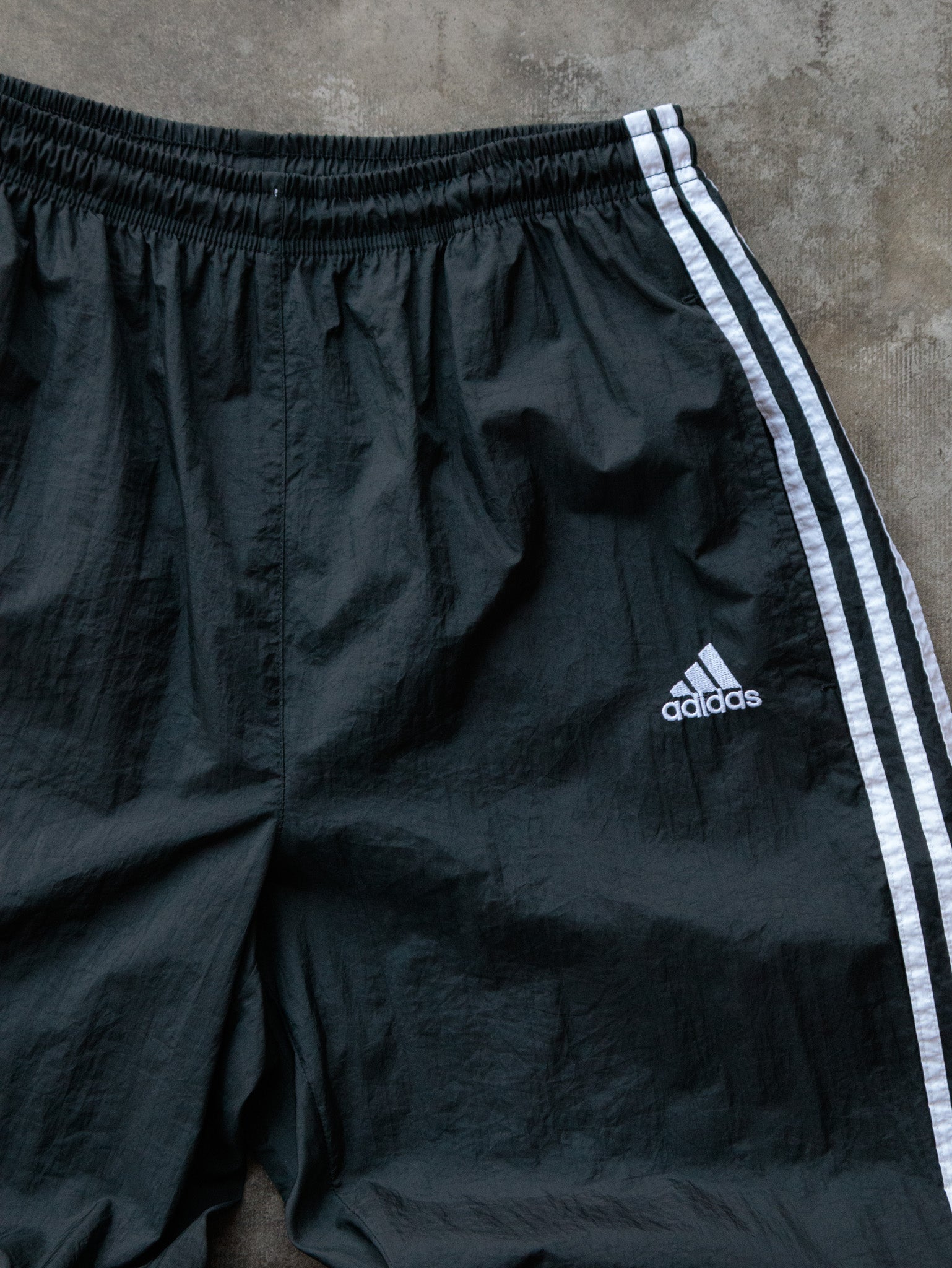 Vintage 90s Black Adidas Track Pants (L)