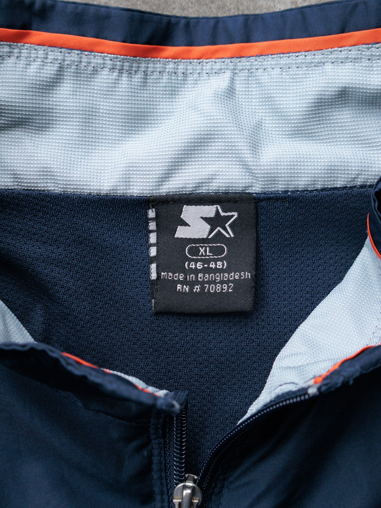 Vintage 00s Navy Starter Jacket (XL)