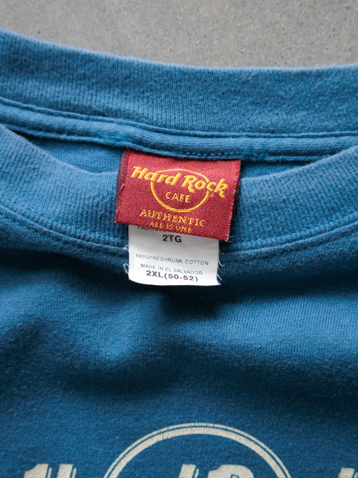 Vintage 00s Blue Hard Rock Cafe Punta Cana Tee (2XL)