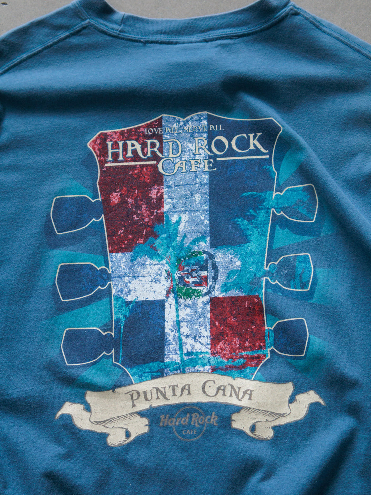 Vintage 00s Blue Hard Rock Cafe Punta Cana Tee (2XL)