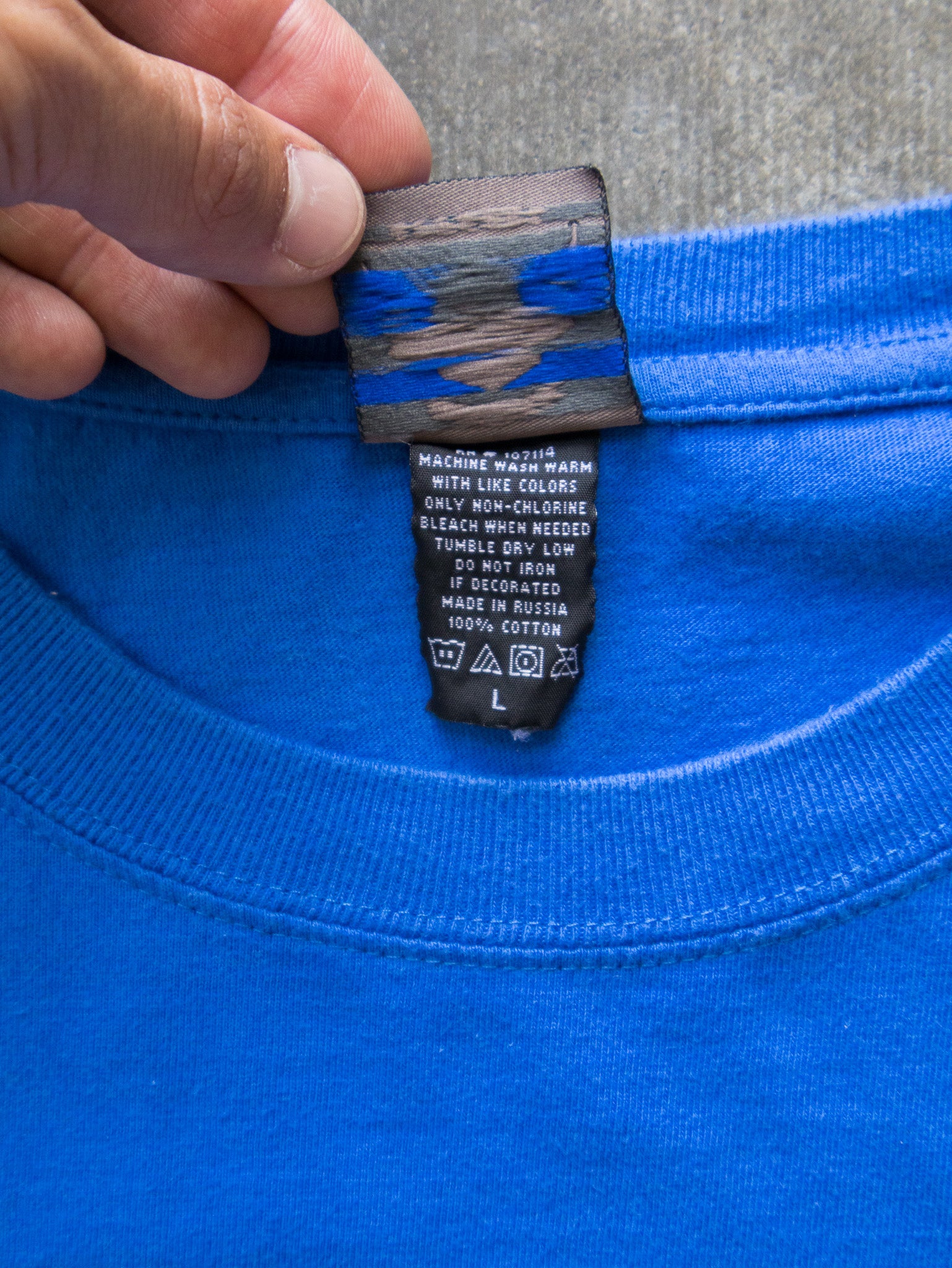 Vintage 00s Blue Kyle Petty NASCAR Tee (L)