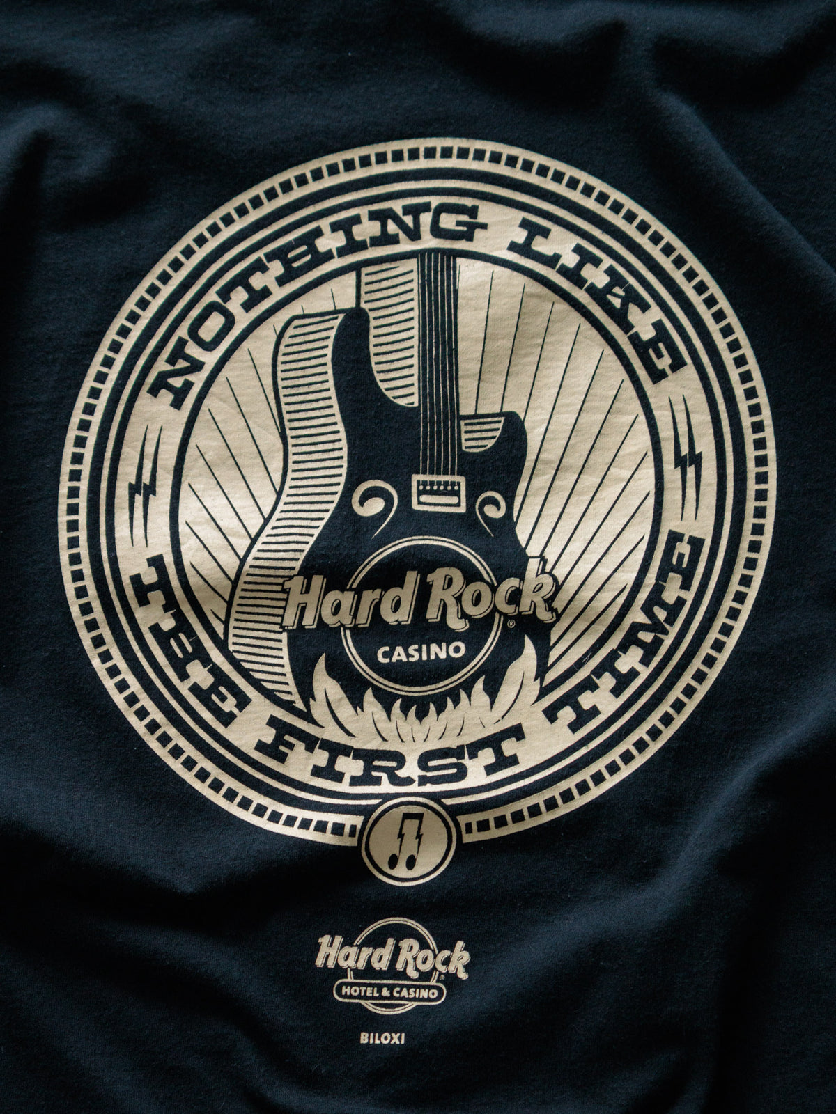 Vintage Black Hard Rock Hotel & Casino Biloxi Tee (XL)