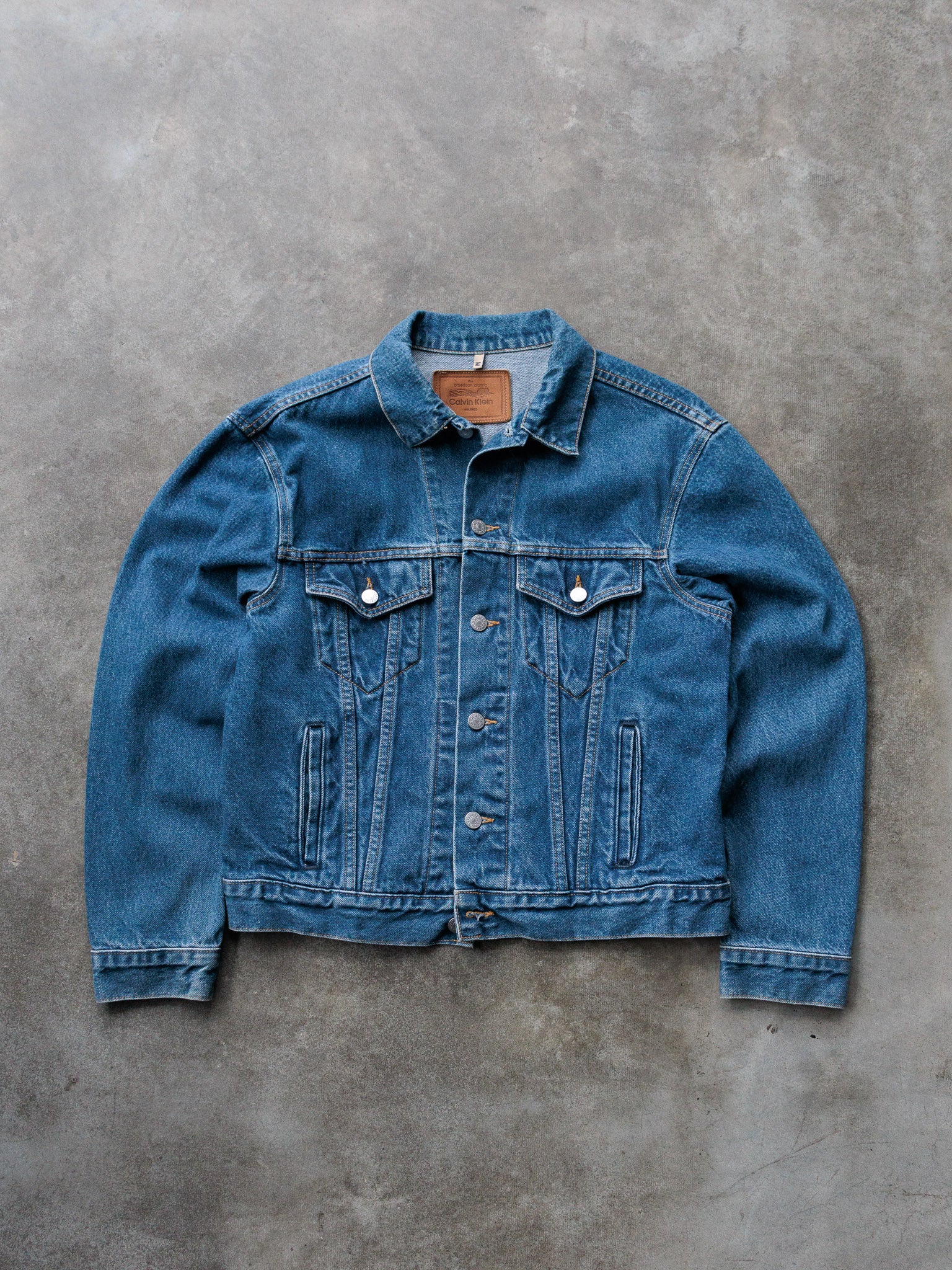 Vintage Blue Calvin Klein Denim Jacket (M)