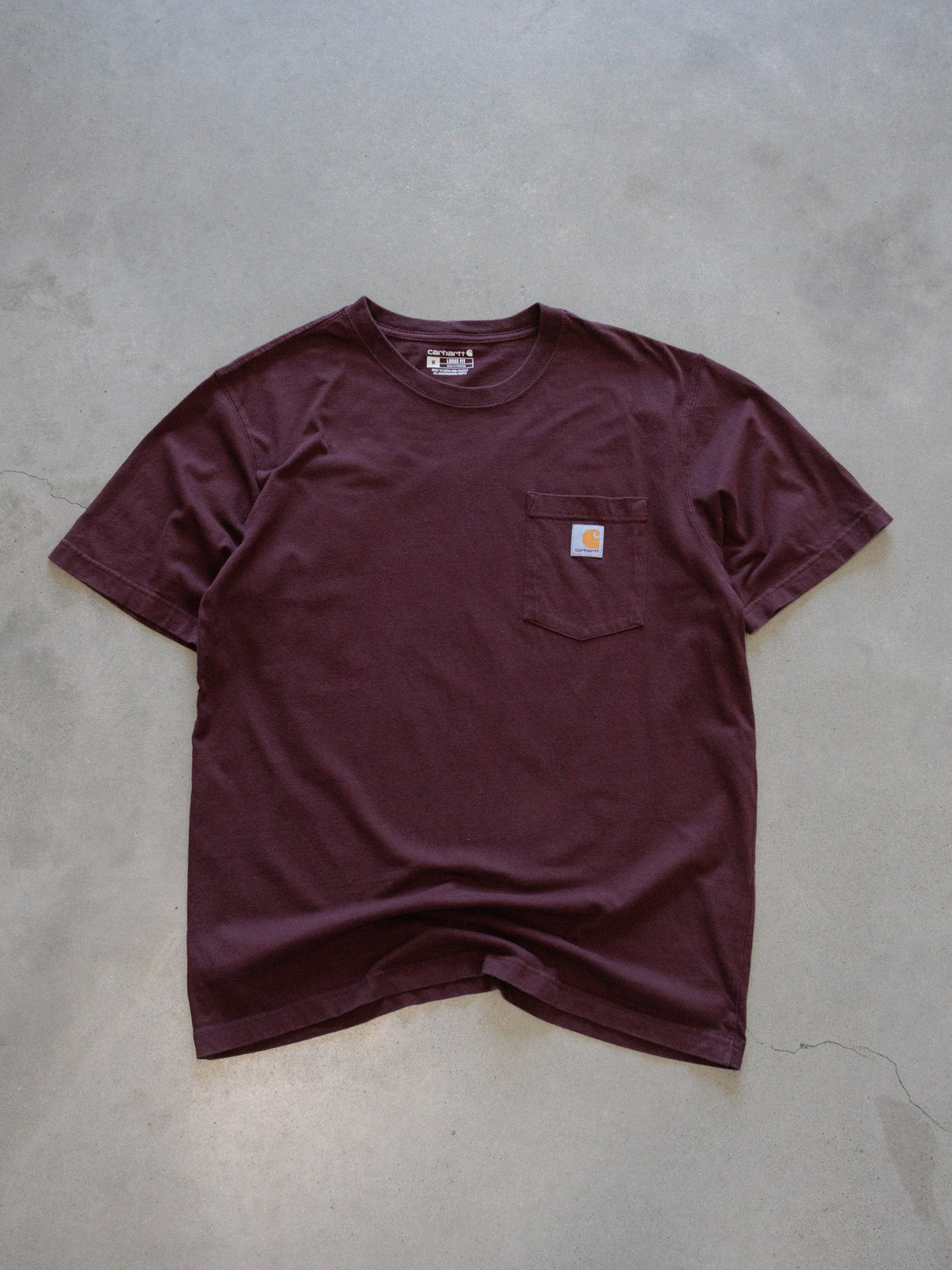 Vintage Red Carhartt Pocket Tee (M)
