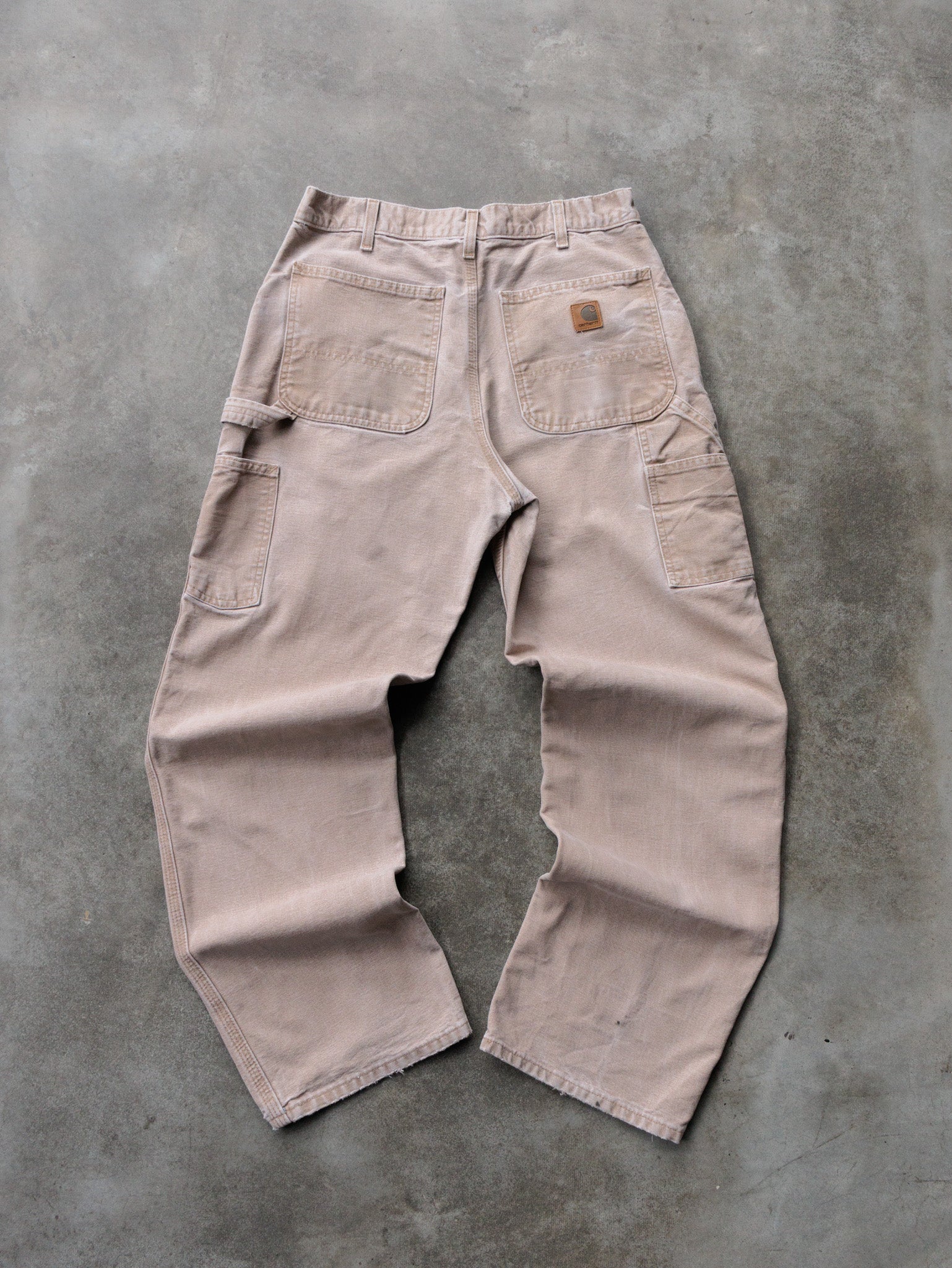 Vintage Beige Carhartt Carpenter Pant (W32)