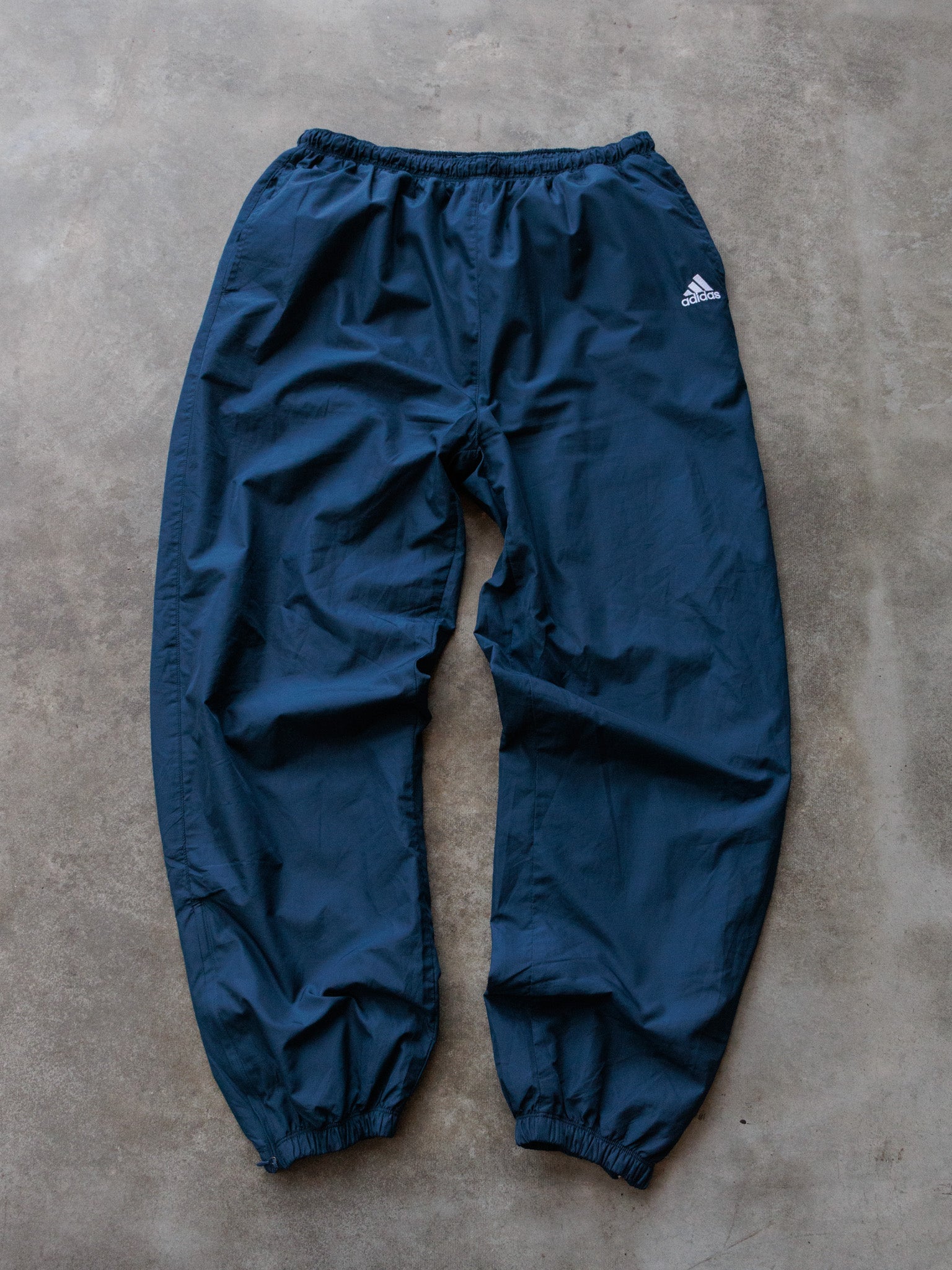 Vintage Navy Adidas Track Pants (XL)