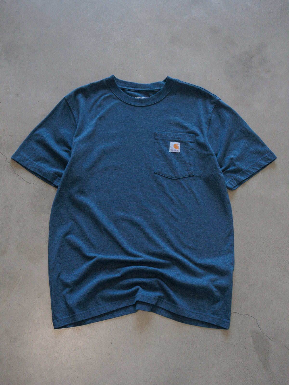 Vintage Navy Carhartt Pocket Tee (M)