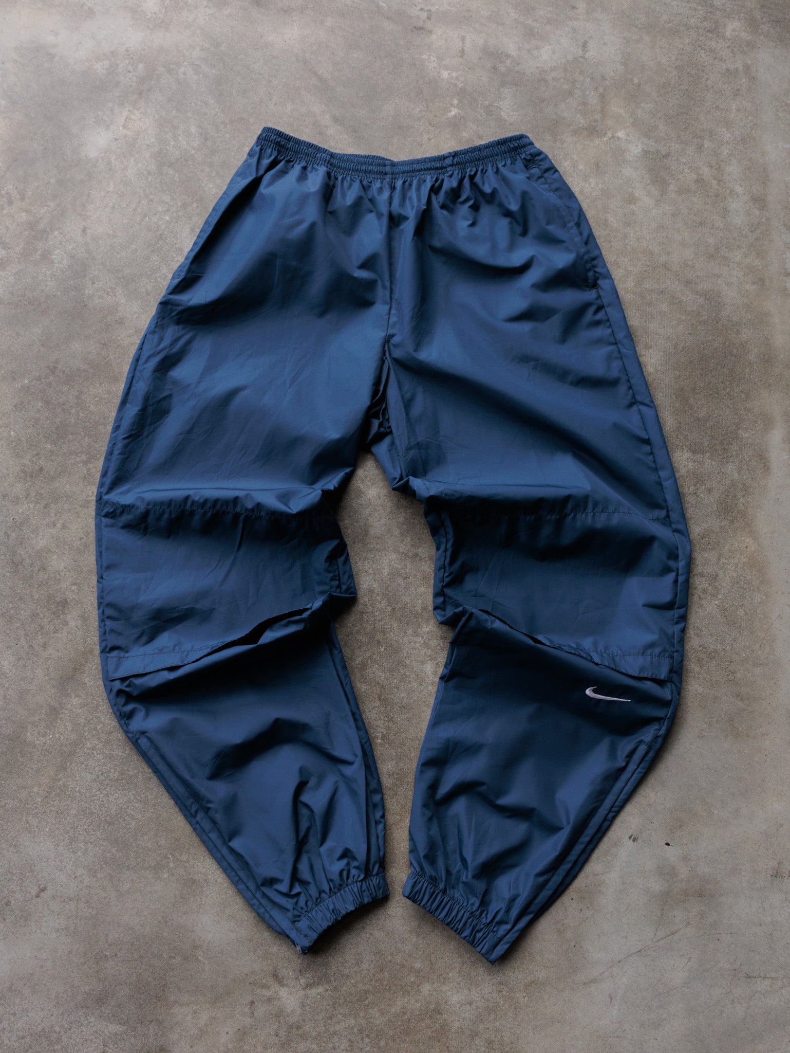 Vintage 90s Navy Nike Track Pants (L)