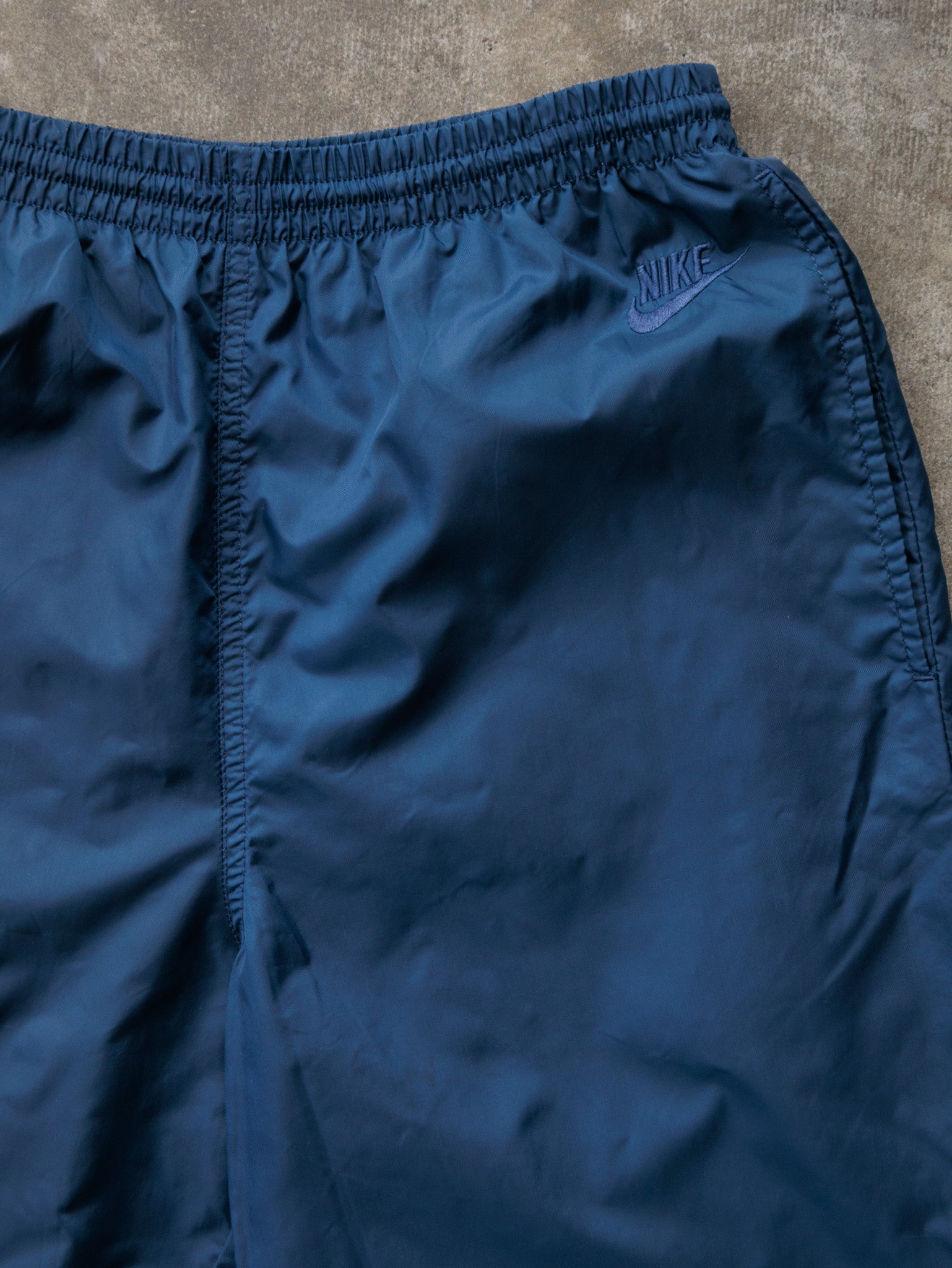 Vintage 00s Navy Nike Track Pants (S)