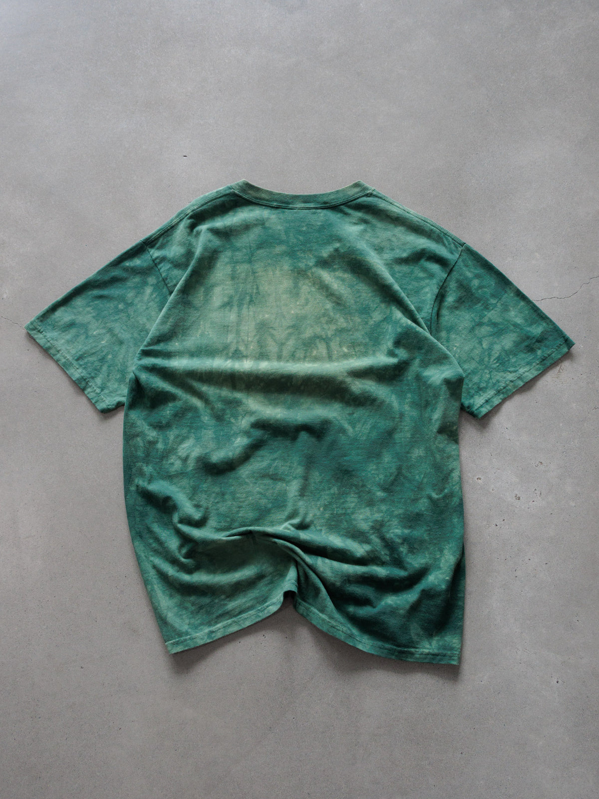 Vintage 00s Green Tie-Dye The Mountain Horse & Foal Tee (M)