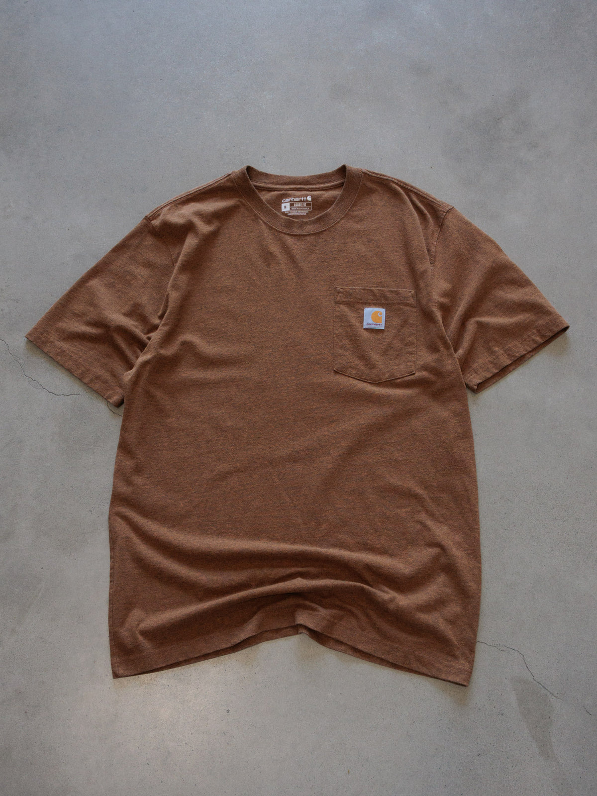 Vintage Brown Carhartt Pocket Tee (M)