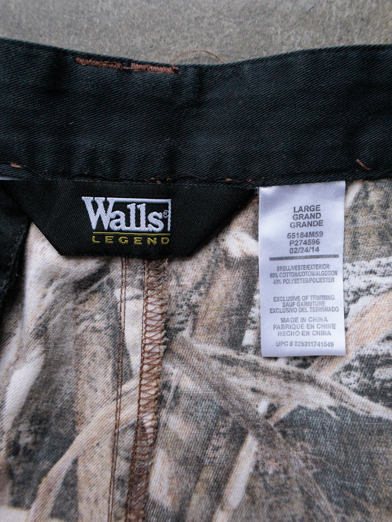 Vintage Camo Walls Legend Pants (L)