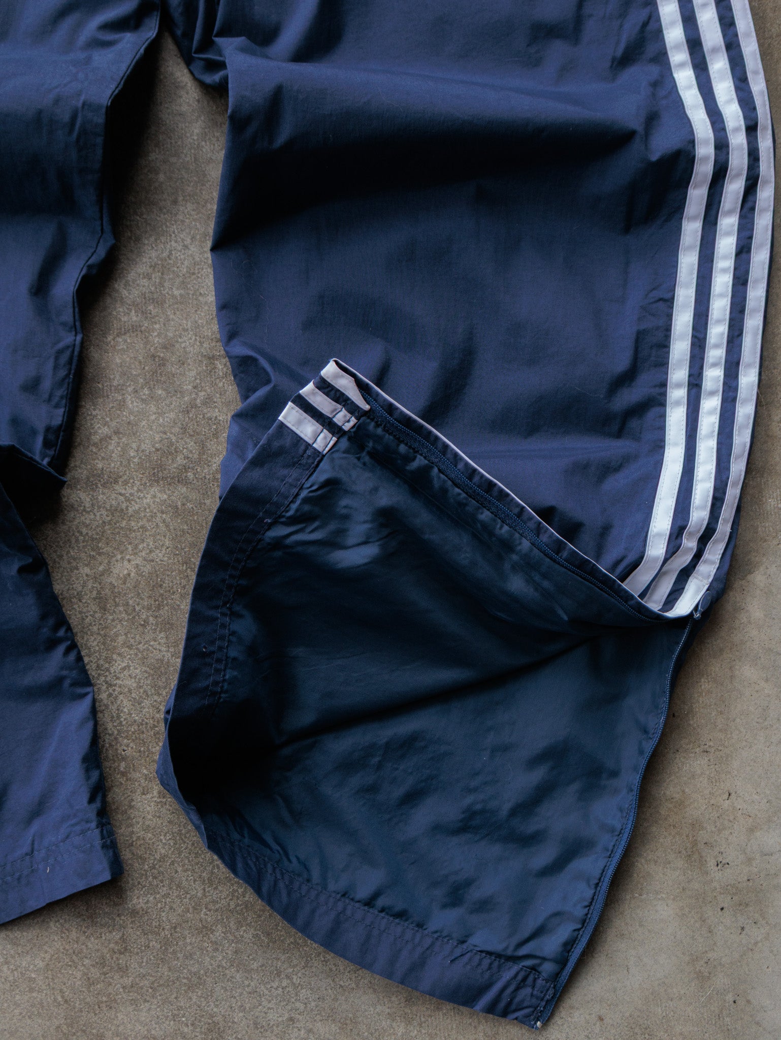 Vintage 00s Navy Adidas Track Pants (L)