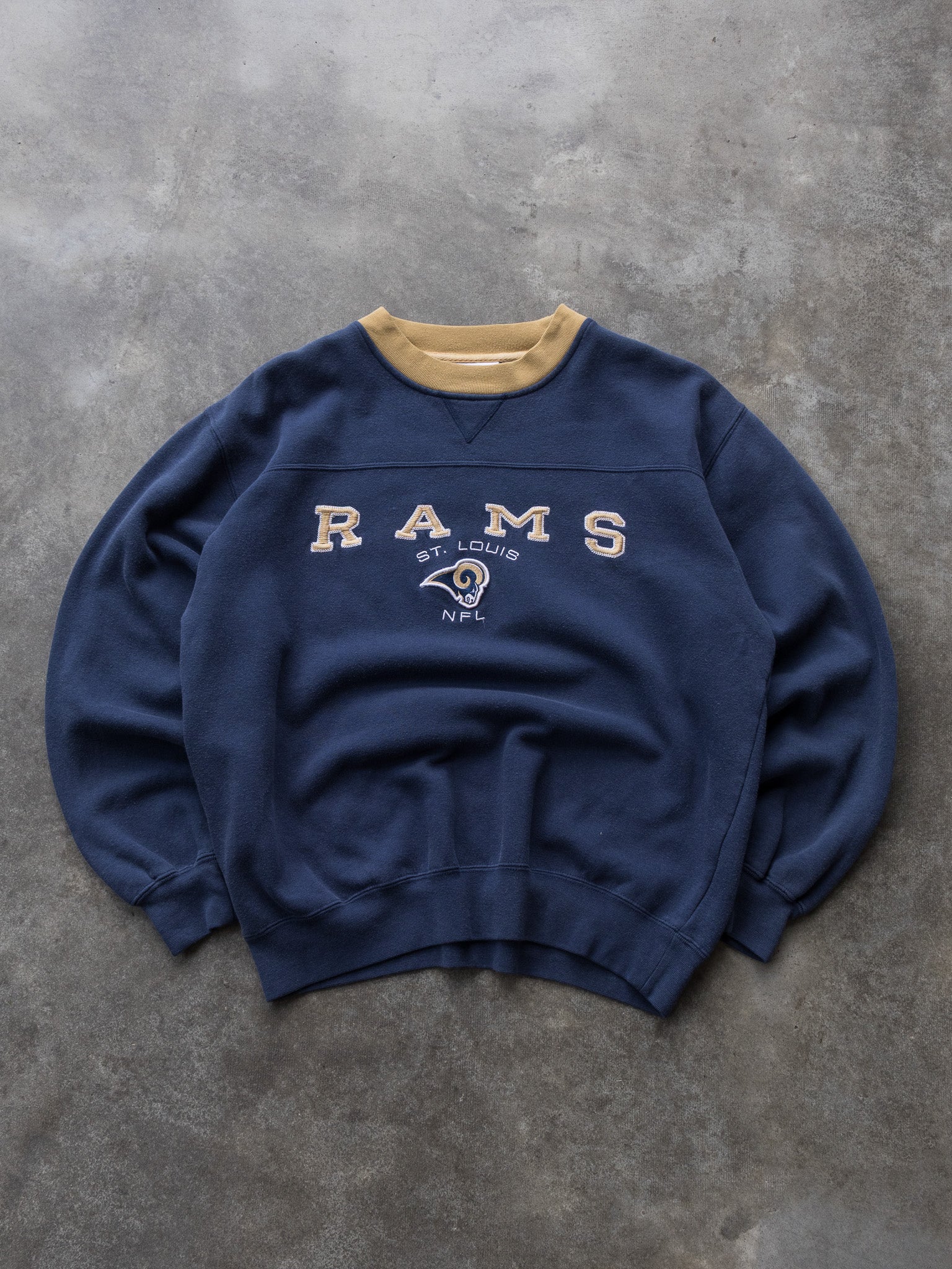 Vintage Navy St. Louis Rams Sweatshirt (L)