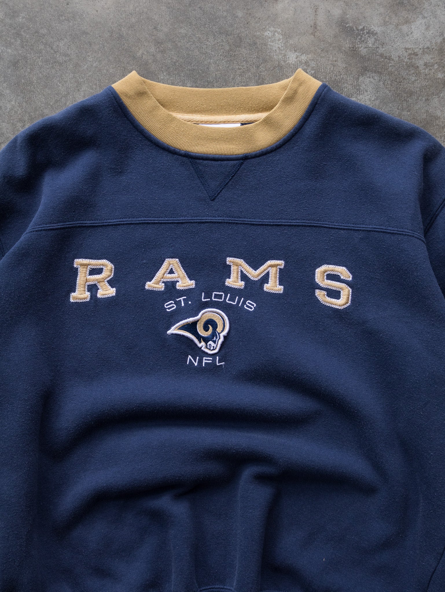 Vintage Navy St. Louis Rams Sweatshirt (L)