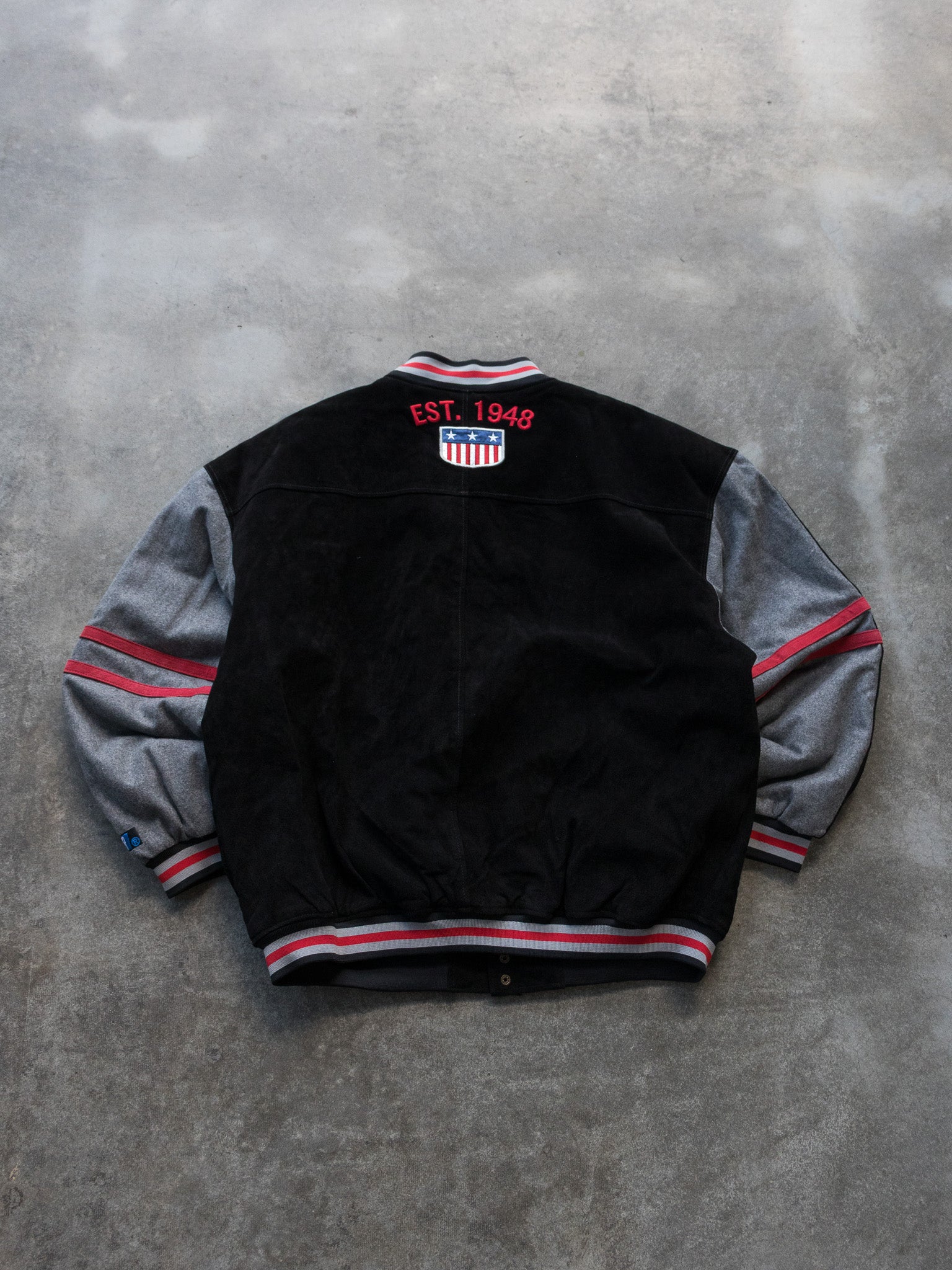 Vintage Nascar Racing Varsity Jacket (XL)