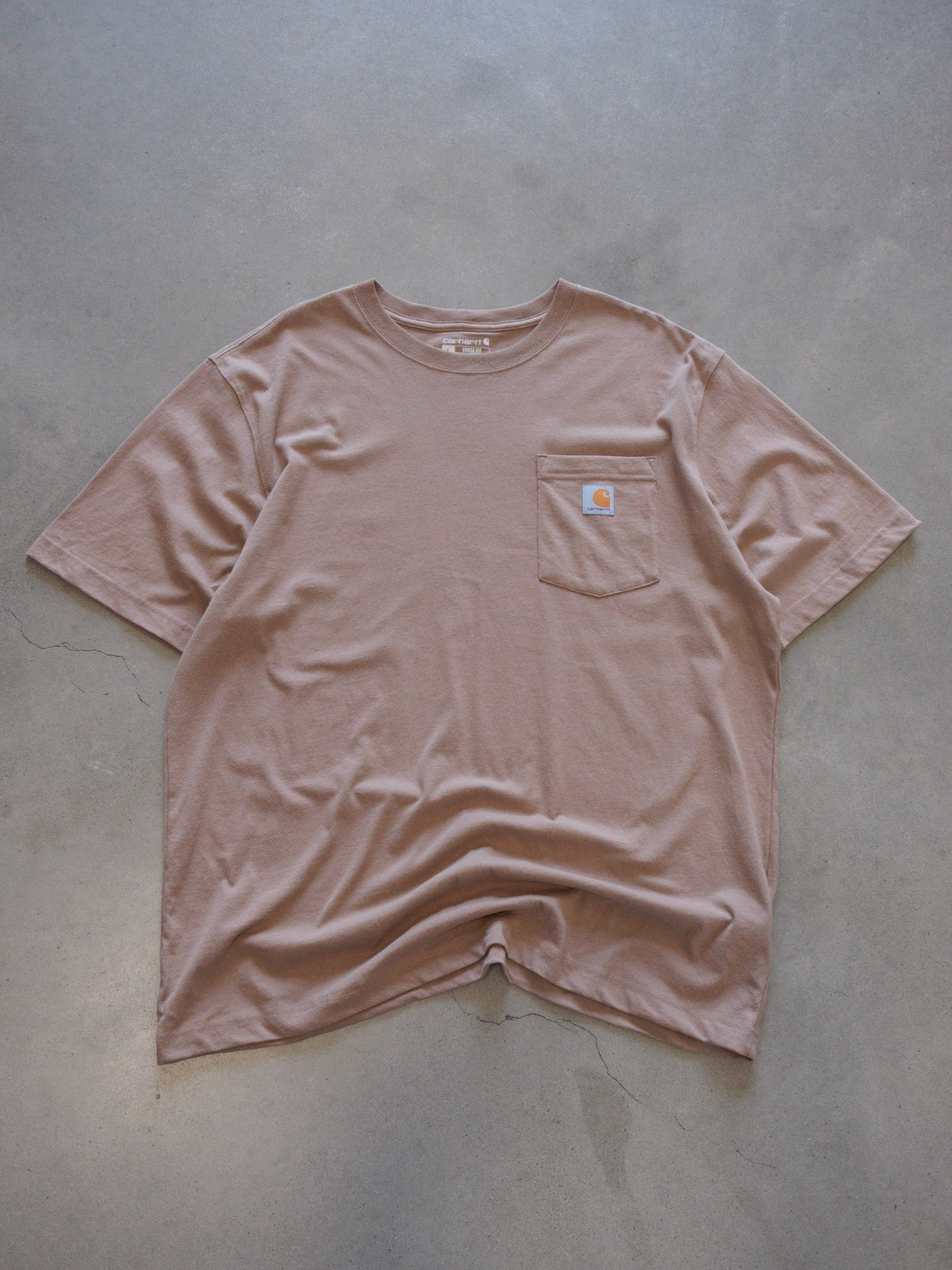 Vintage Pink Carhartt Pocket Tee (L)