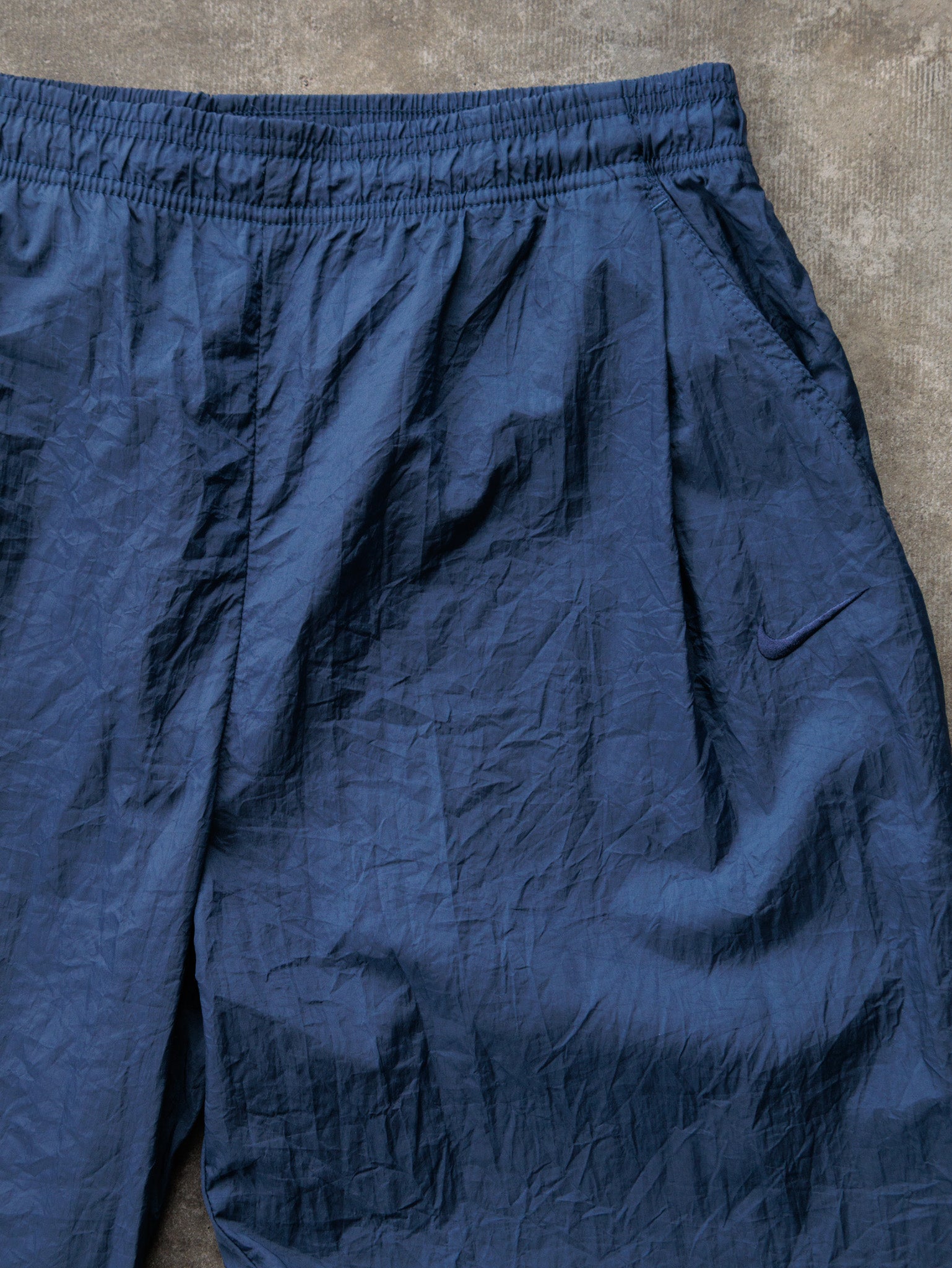 Vintage 00s Navy Nike Track Pants (M)