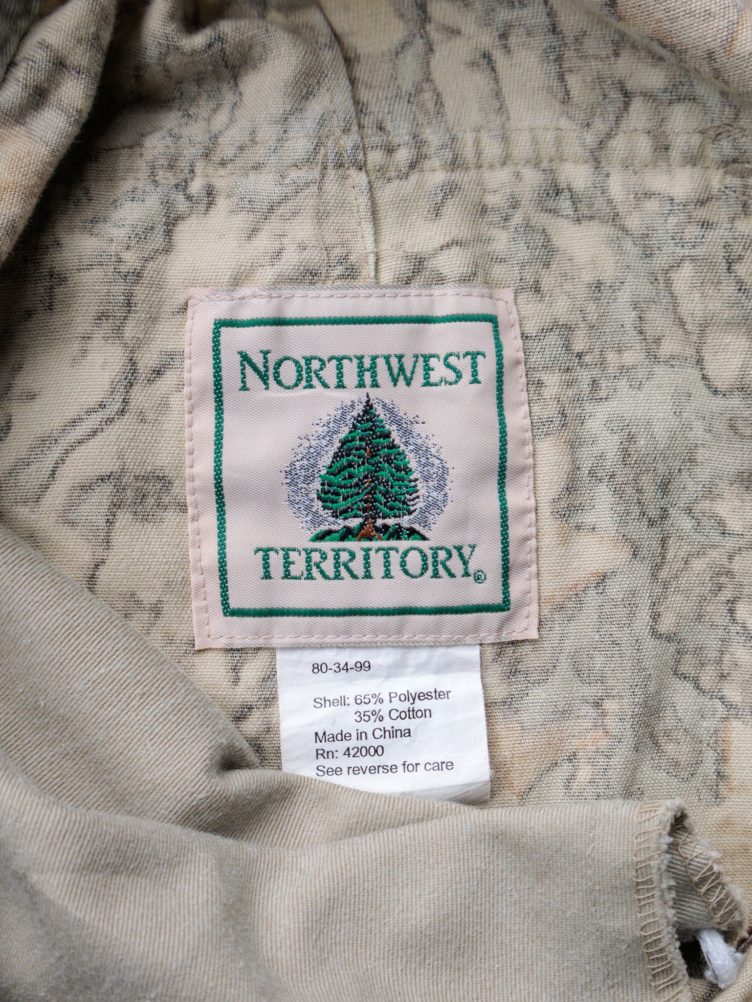 Vintage Camo Northwest Territory Pants (W34)
