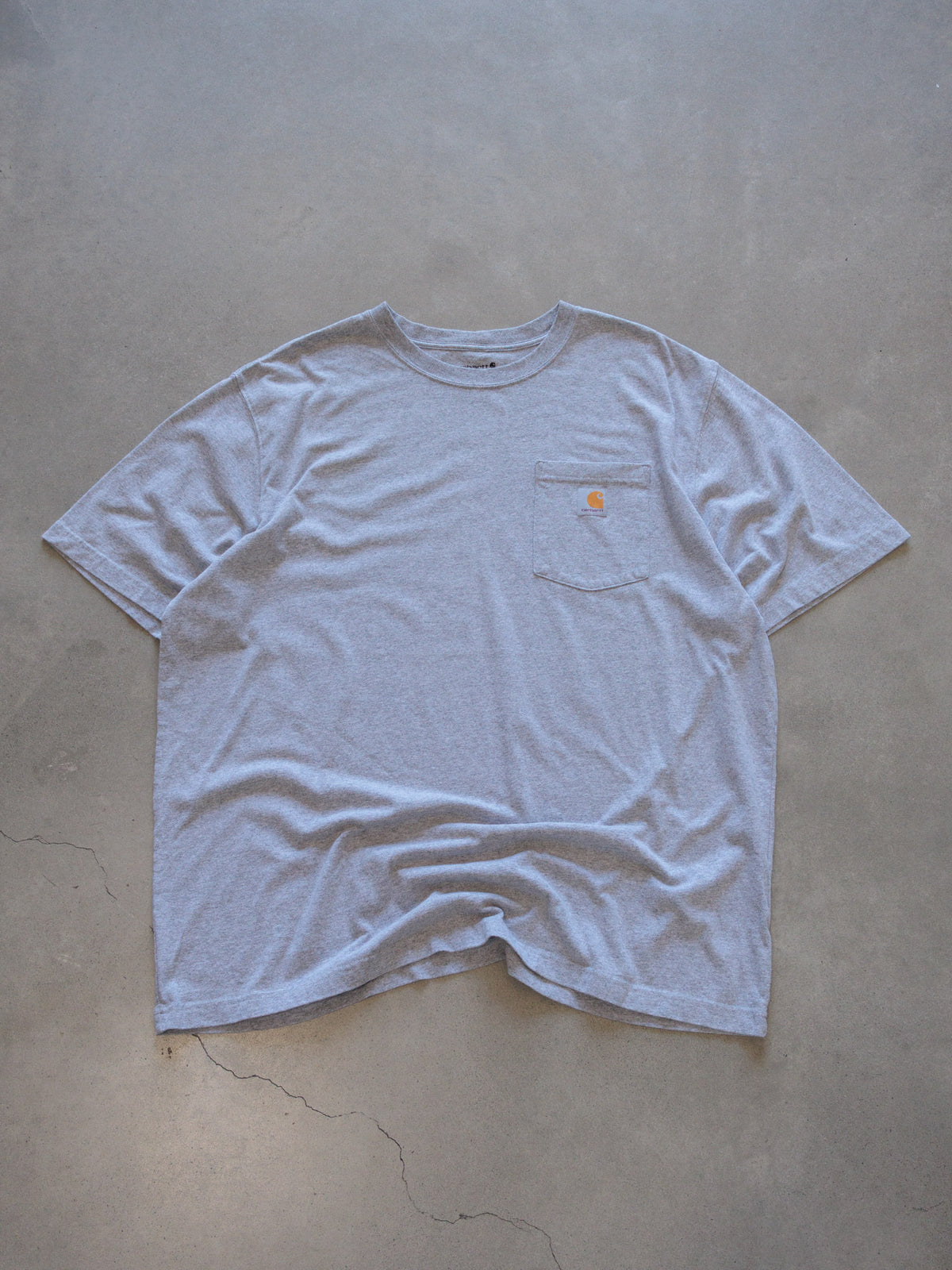 Vintage Grey Carhartt Pocket Tee (XL)