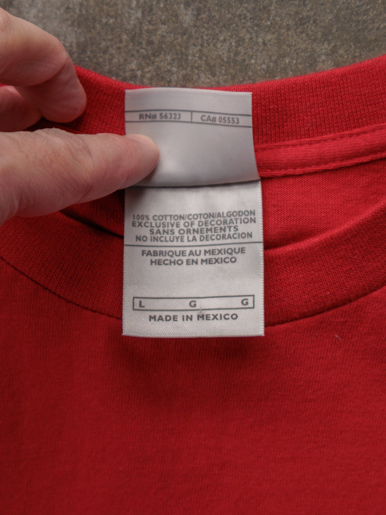 Vintage 00s Red Nike Tee (L)