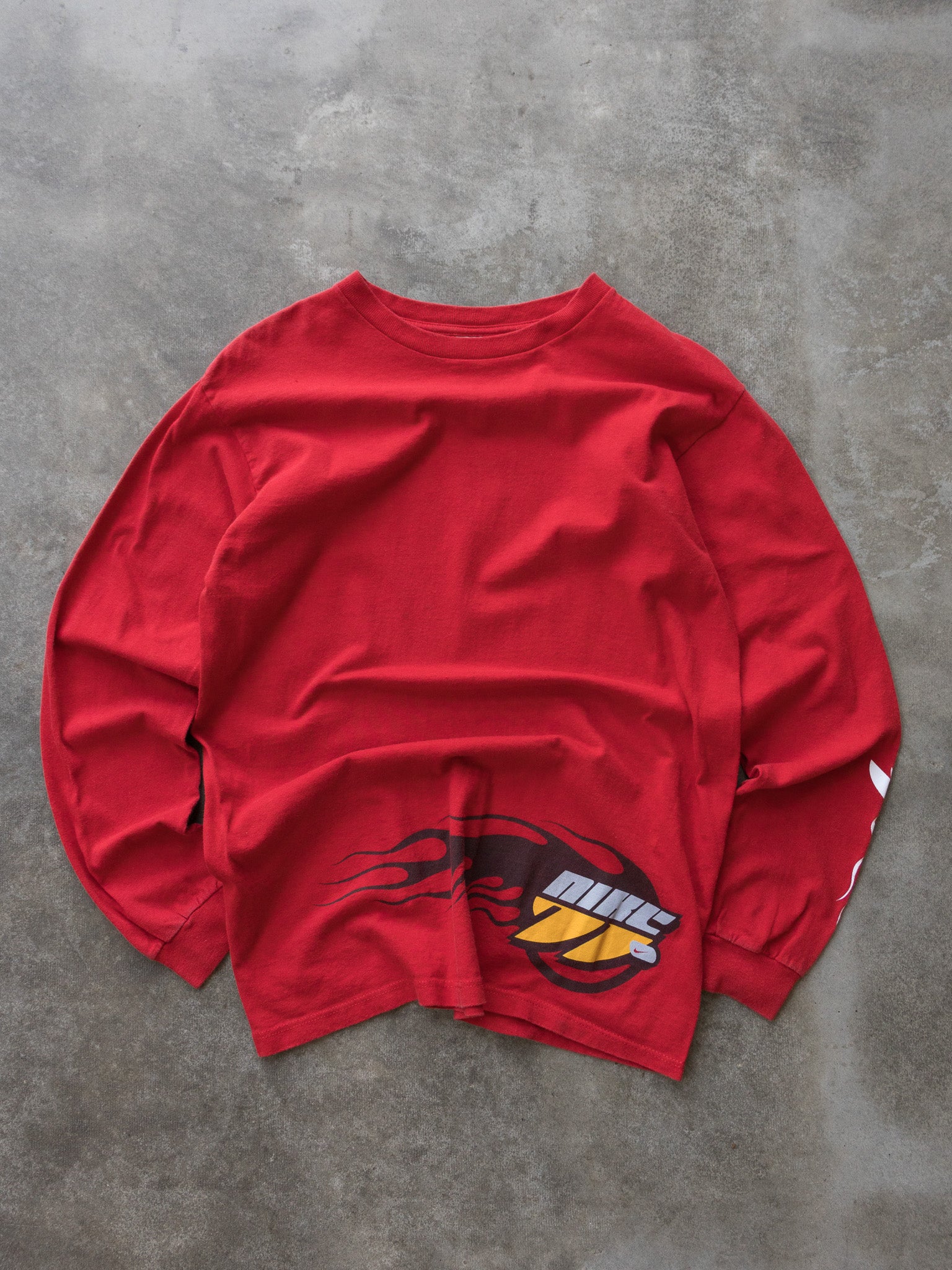 vintage nike flame sweatshirt
