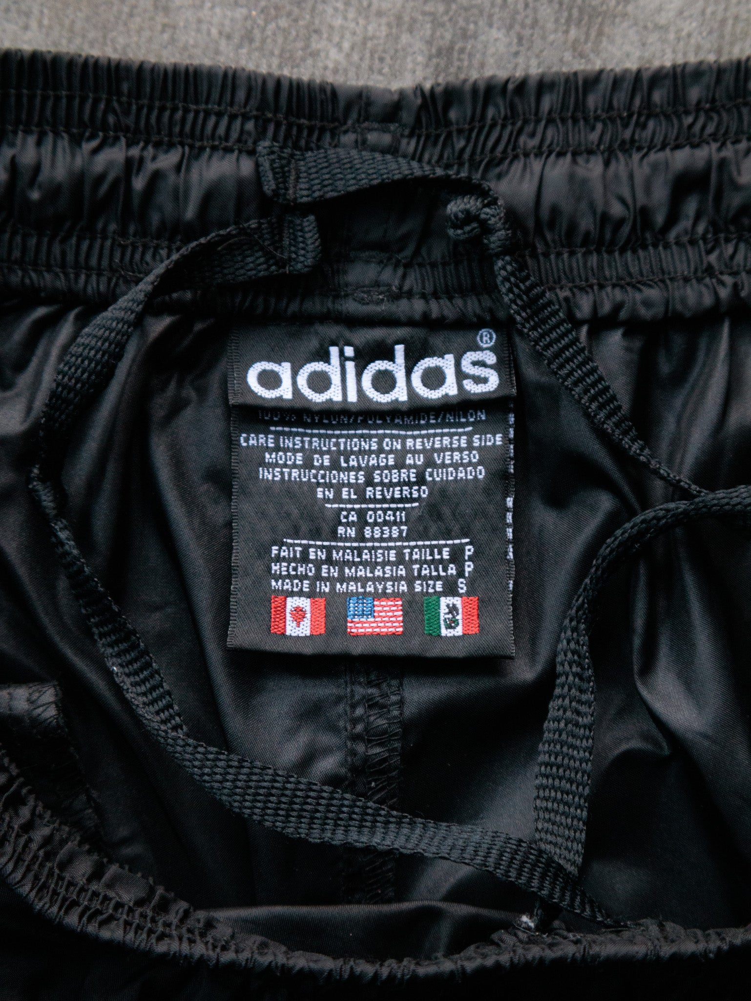 Vintage 00s Black Adidas Track Pants (S)