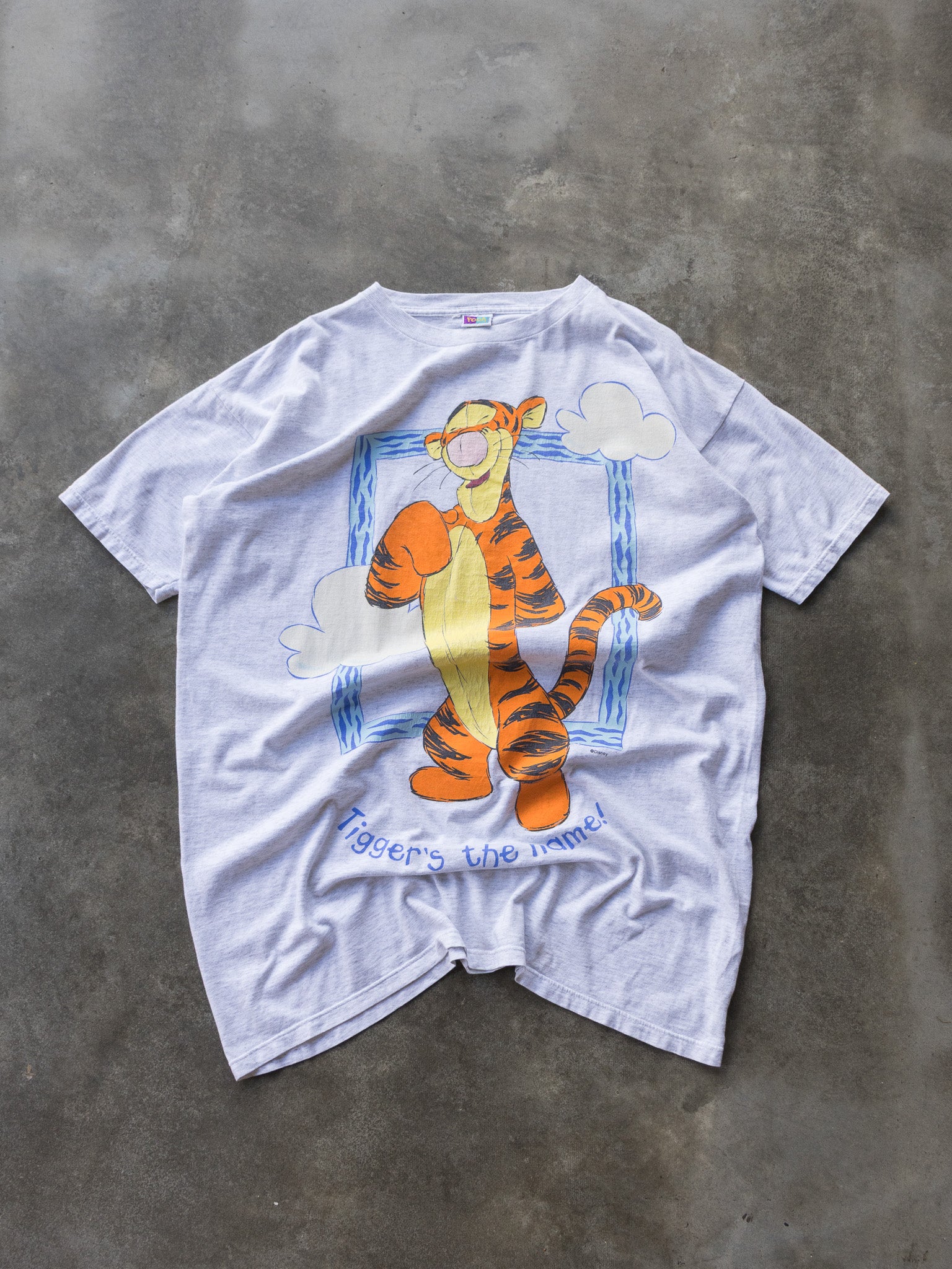 Vintage 90s Grey Disney Tigger Tee (2XL)