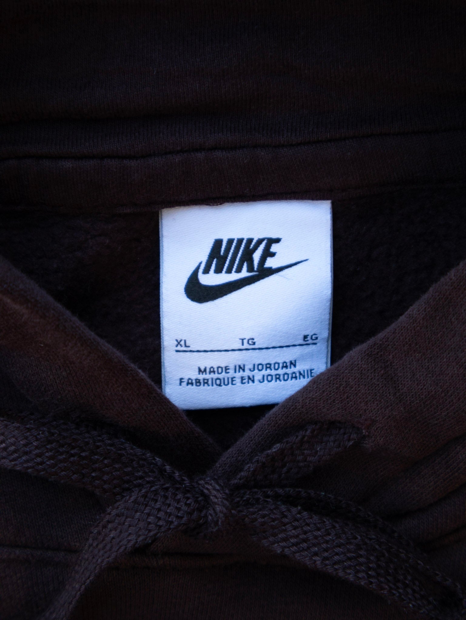 Vintage Black Nike Hoodie (XL)