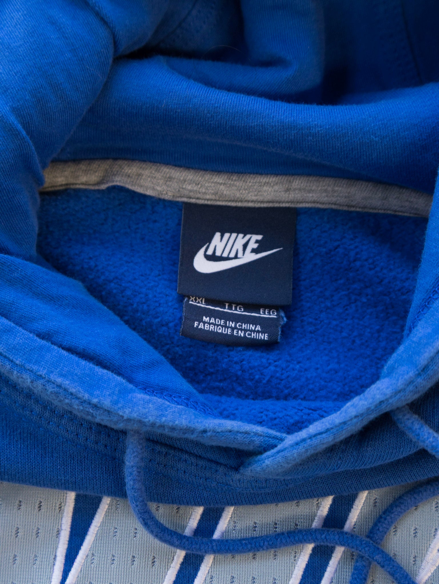 Vintage Blue Nike Hoodie (2XL)